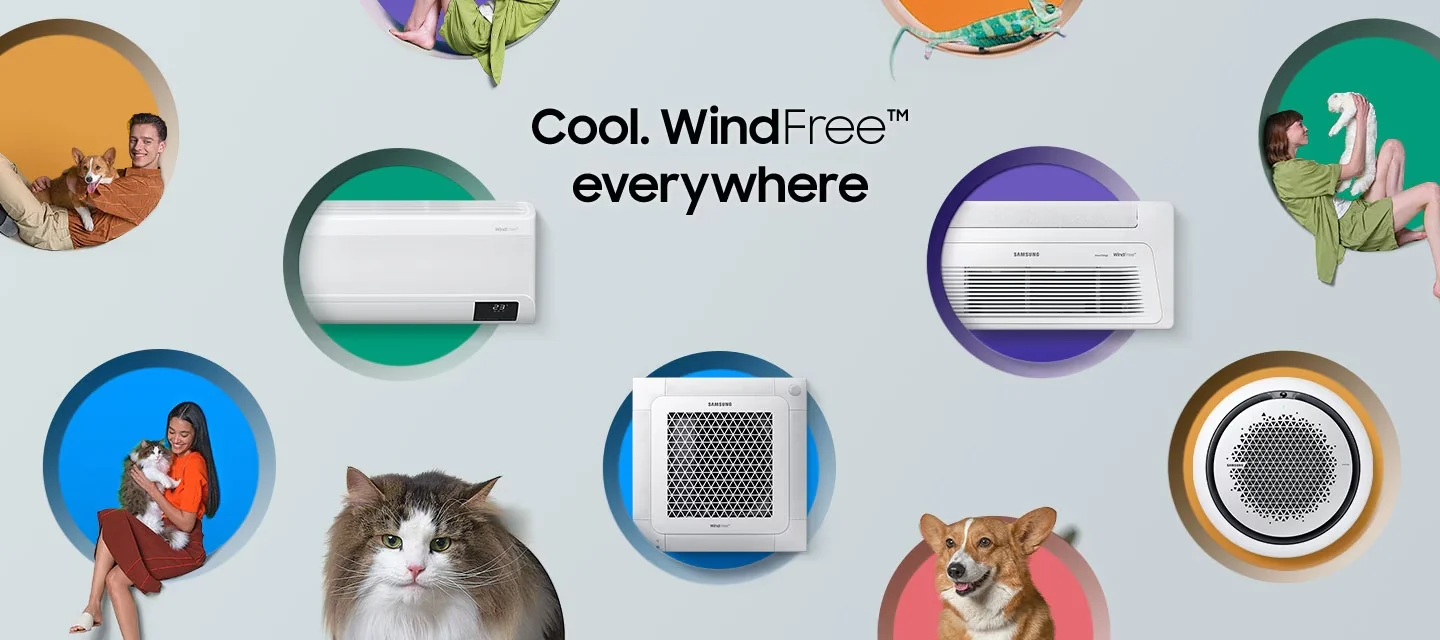 Perché scegliere un climatizzatore Samsung Windfree™