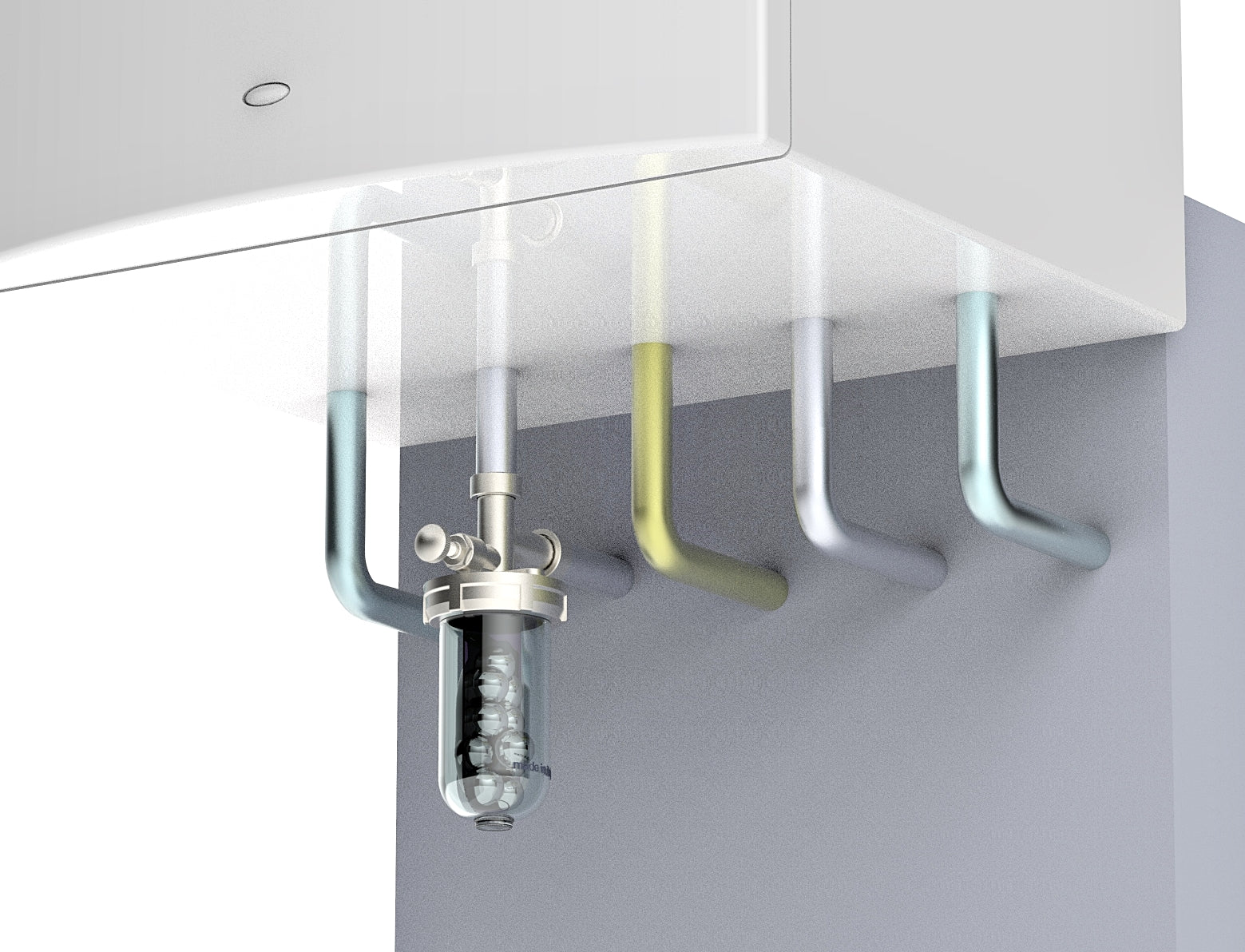 Dosatore polifosfati Crea Water Dox Angolo 1/2" F a ghiera fissa cod. 797525