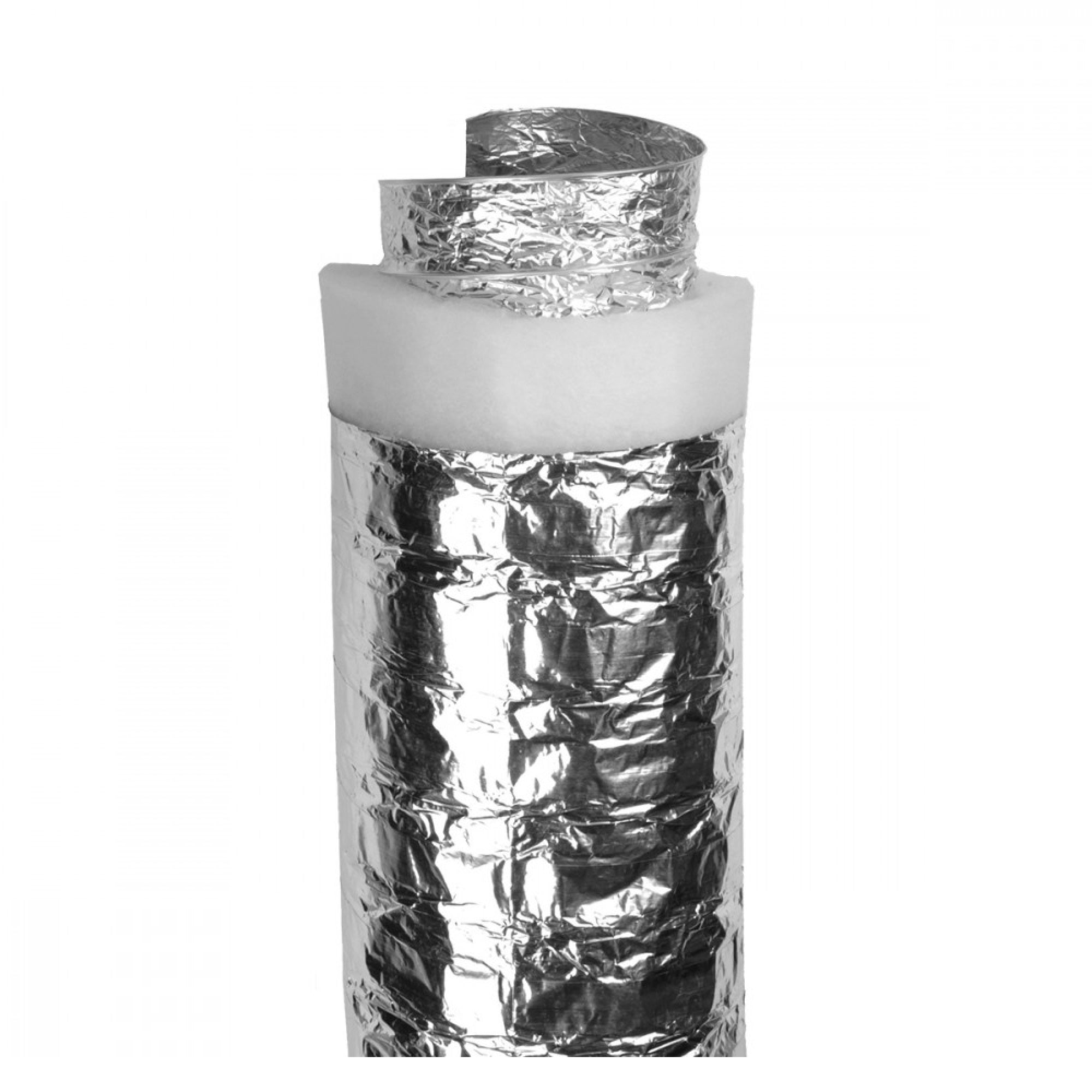 Tubo coibentato Brofer TEV Ø 152 mm rotolo 10 mt per impianto di climatizzazione canalizzato