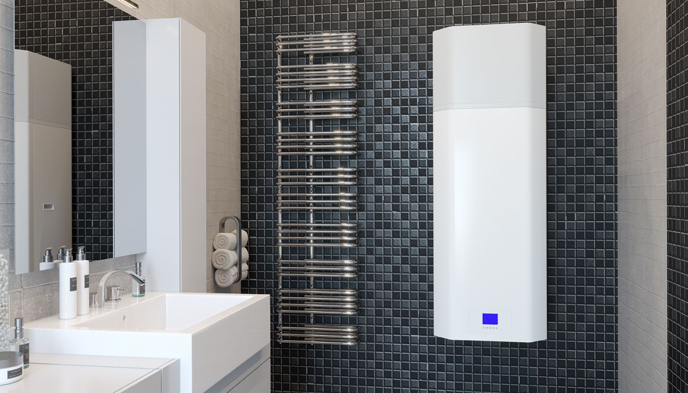 Scaldabagno a pompa di calore pensile Maxa Calido 110 Litri