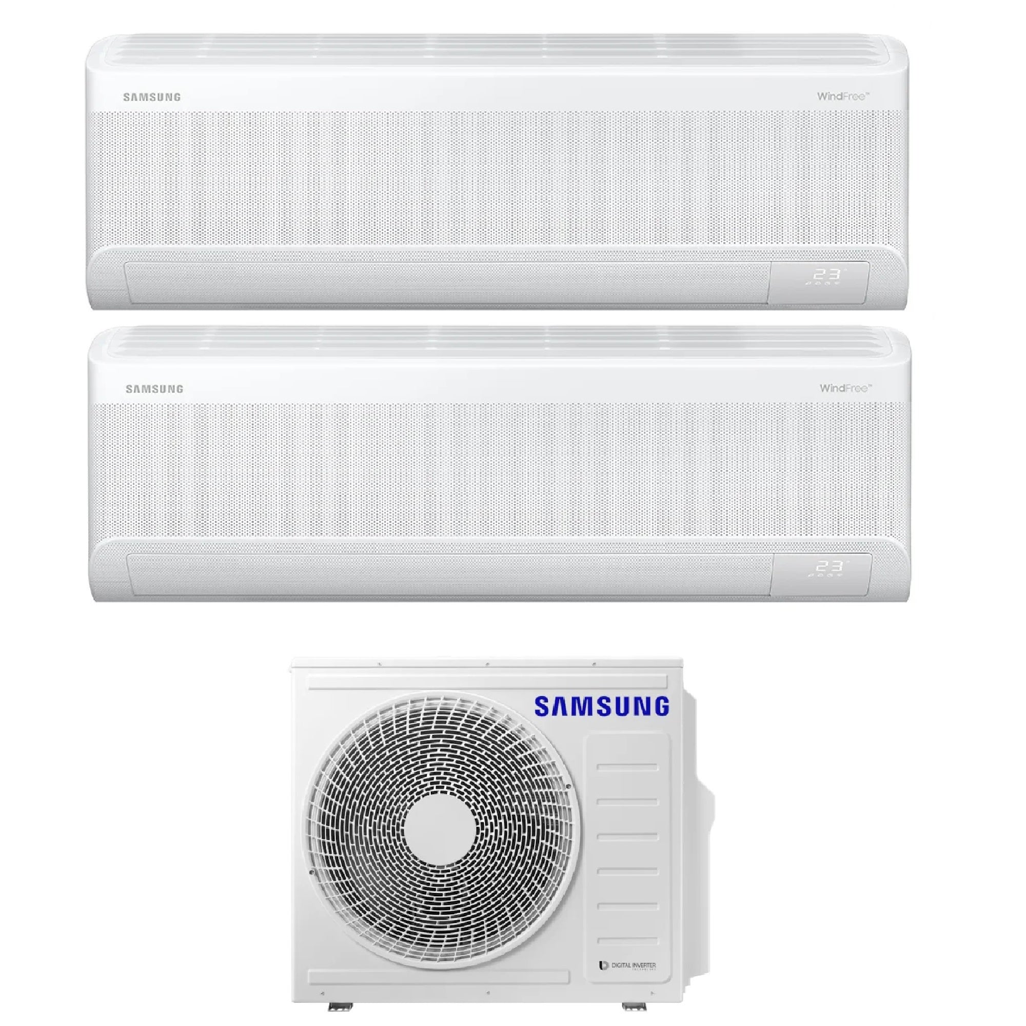 Climatizzatore Samsung Windfree Avant S2 Dual Split 18000+18000 btu Wi-Fi AJ080TXJ4KG/EU