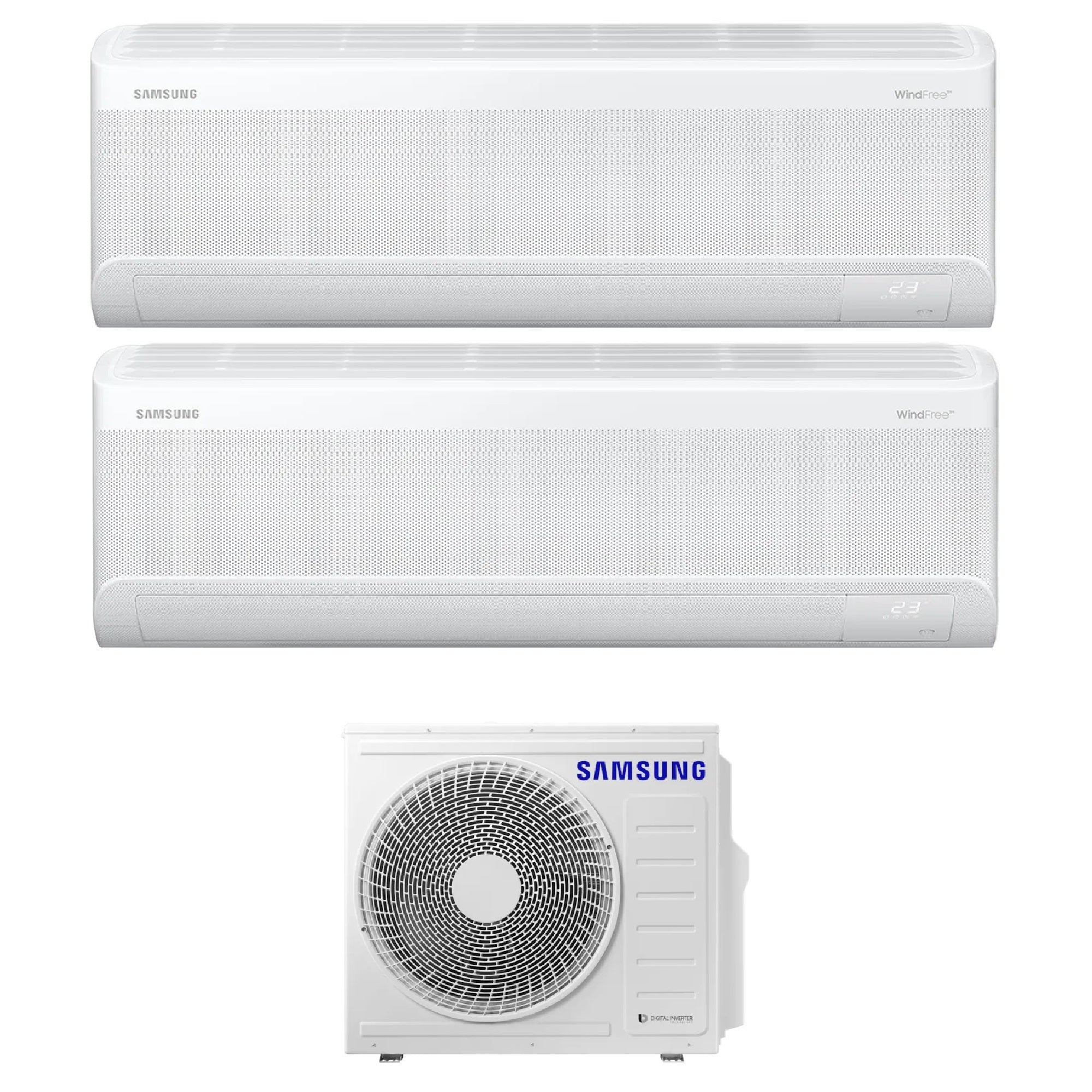Climatizzatore Samsung Windfree Elite S2 Dual Split 12000+12000 btu Wi-Fi AJ068TXJ3KG/EU