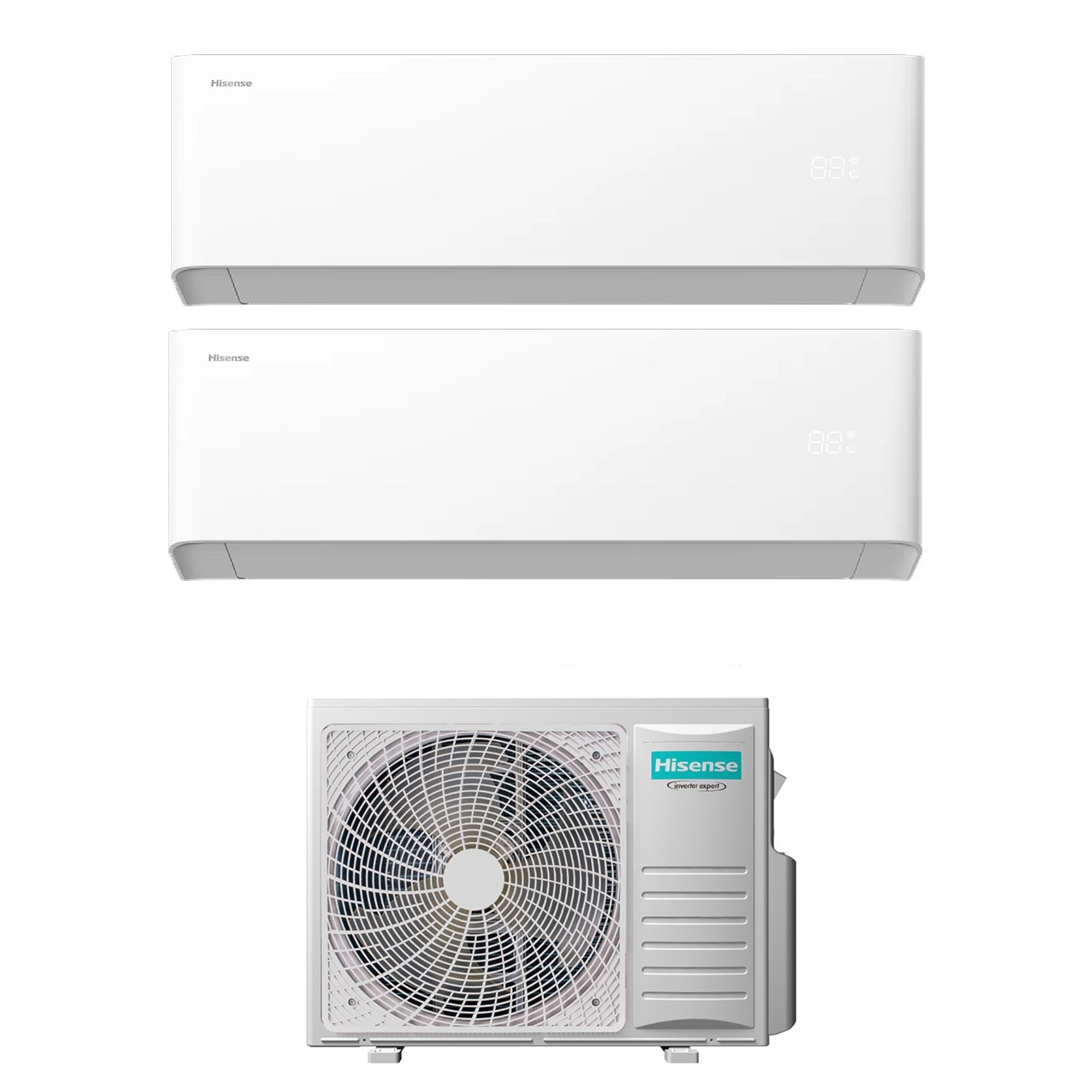 Climatizzatore Hisense UNI HB Dual Split 18000+18000 btu Wi-Fi 3AMW72U4RJC