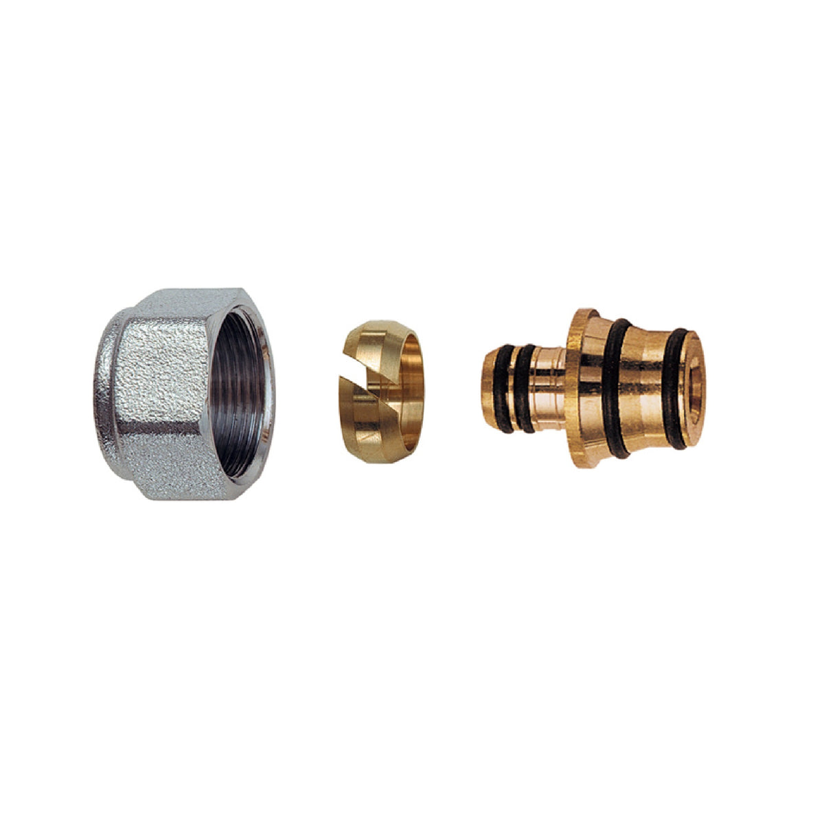 Far 605558190 Kit Per Tubi Multistrato 16x2 Con Calotta Cromata (50 pz)