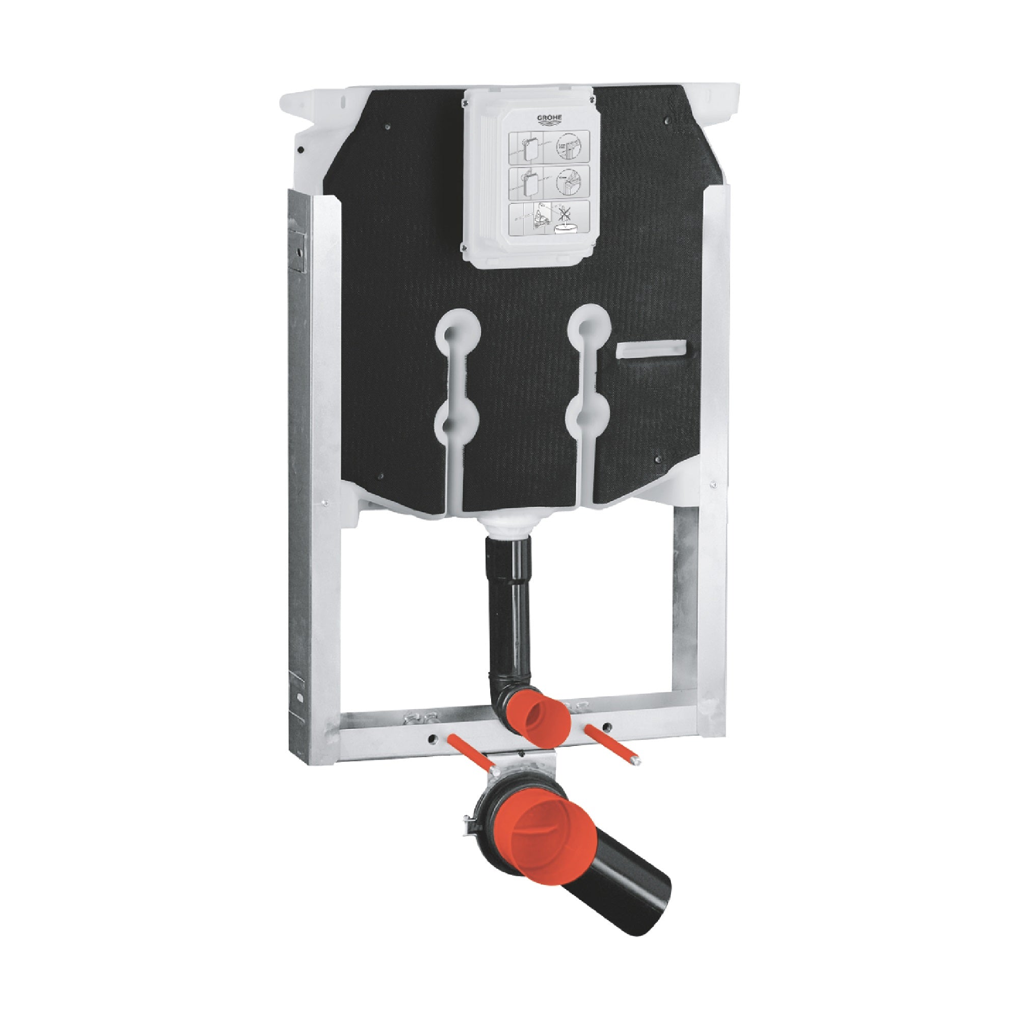 Grohe Uniset 38729000 modulo per installazione vasi sospesi con cassetta da 80 mm