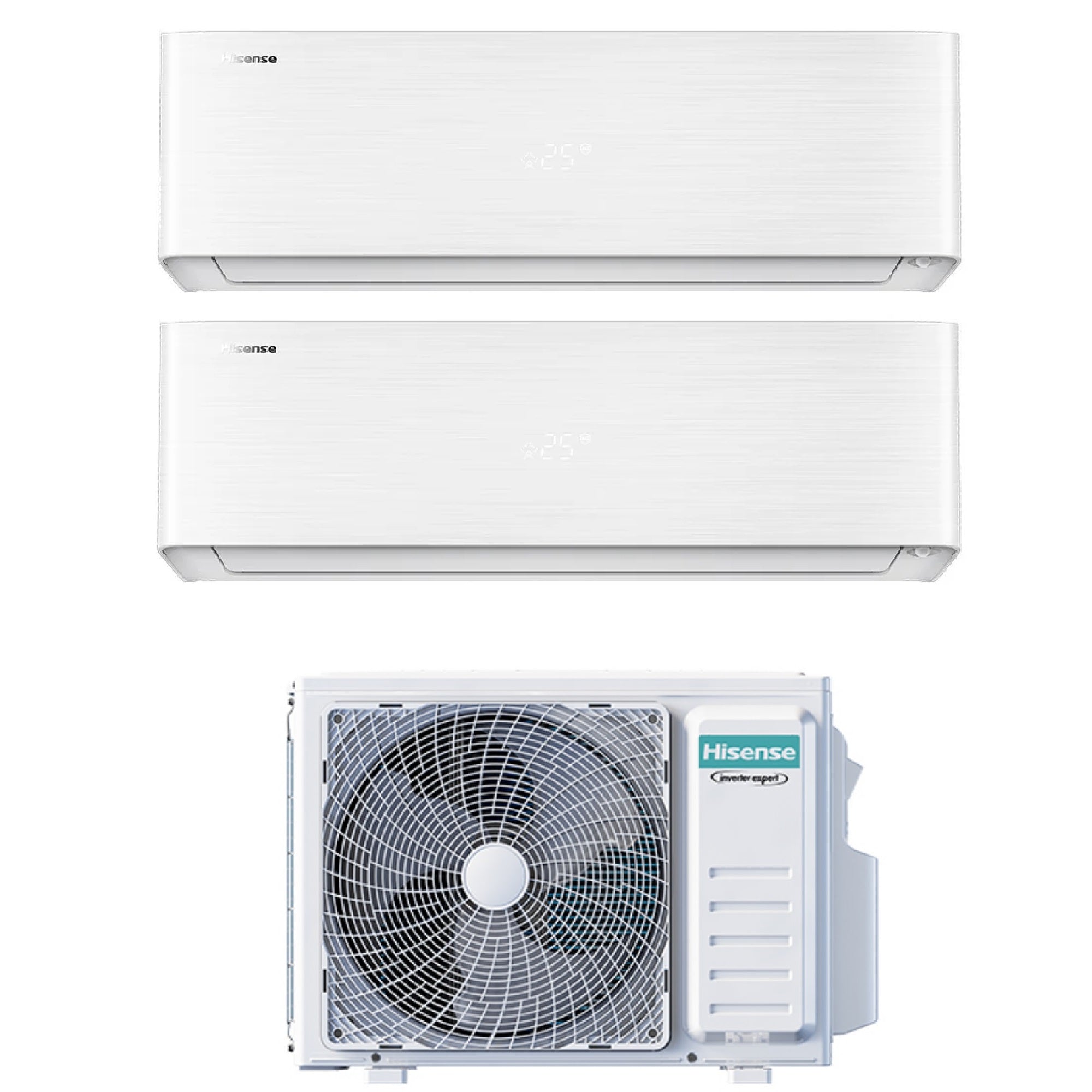 Climatizzatore Hisense Energy Pro X Dual Split 9000+9000 btu Wi-Fi 2AMW35U4RGC