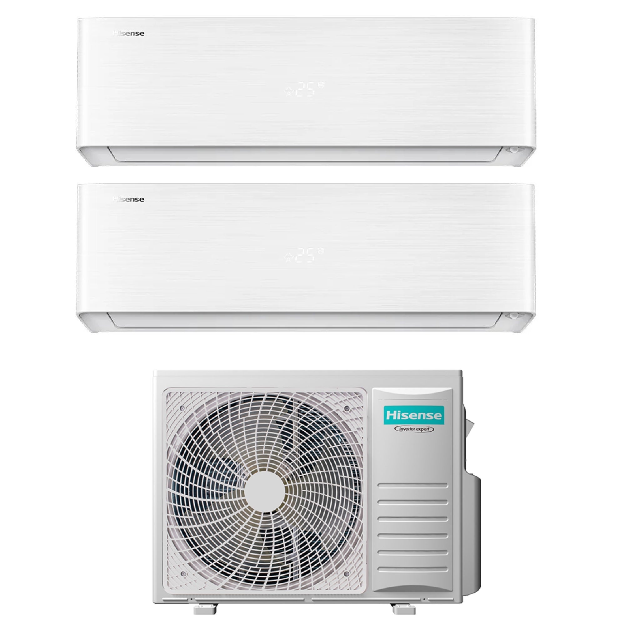 Climatizzatore Hisense Energy Pro X Dual Split 9000+12000 btu Wi-Fi 2AMW52U4RXC