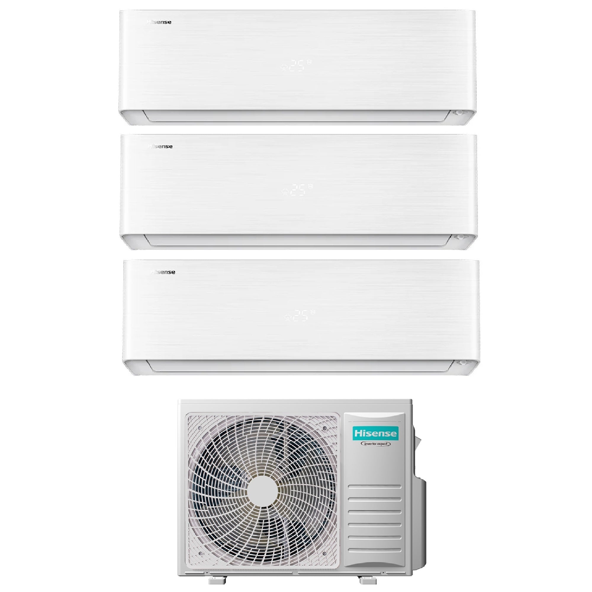 Climatizzatore Hisense Energy Pro X Trial Split 9000+12000+12000 btu Wi-Fi 3AMW72U4RJC