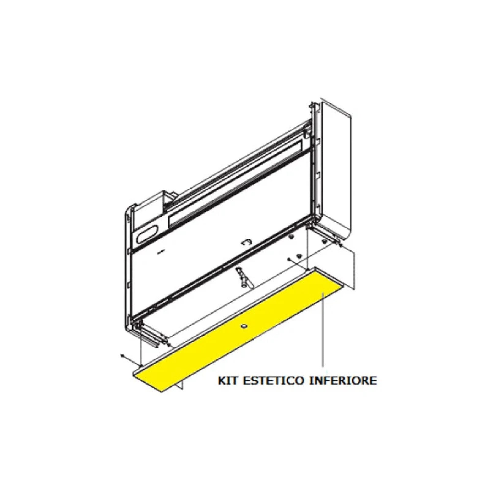 Kit estetico copertura lato inferiore Innova 2.0 cod. GB0737II