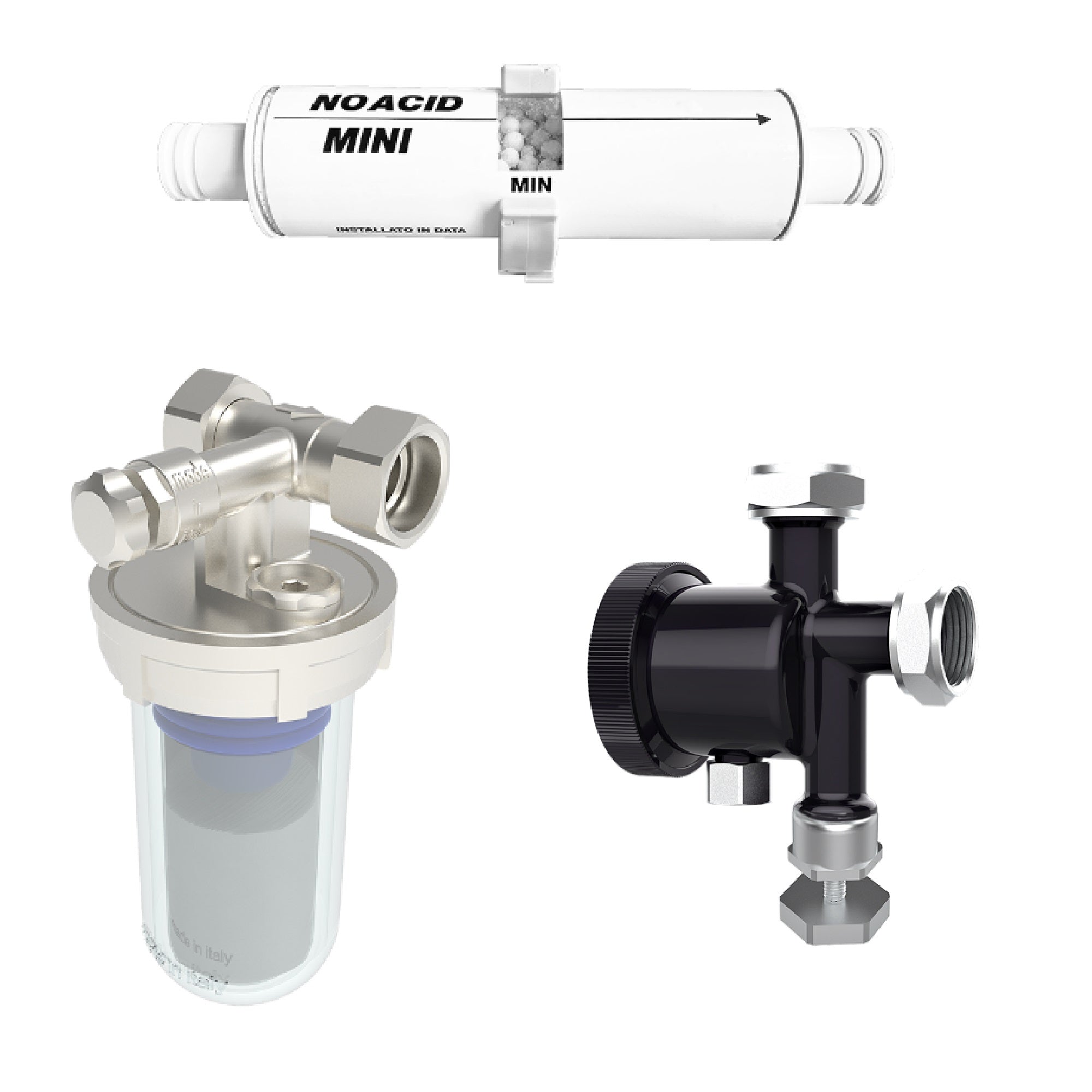 Crea Water 798360 Kit salva caldaia: Defangatore + Neutralizzatore di condensa + Dosatore polifosfati