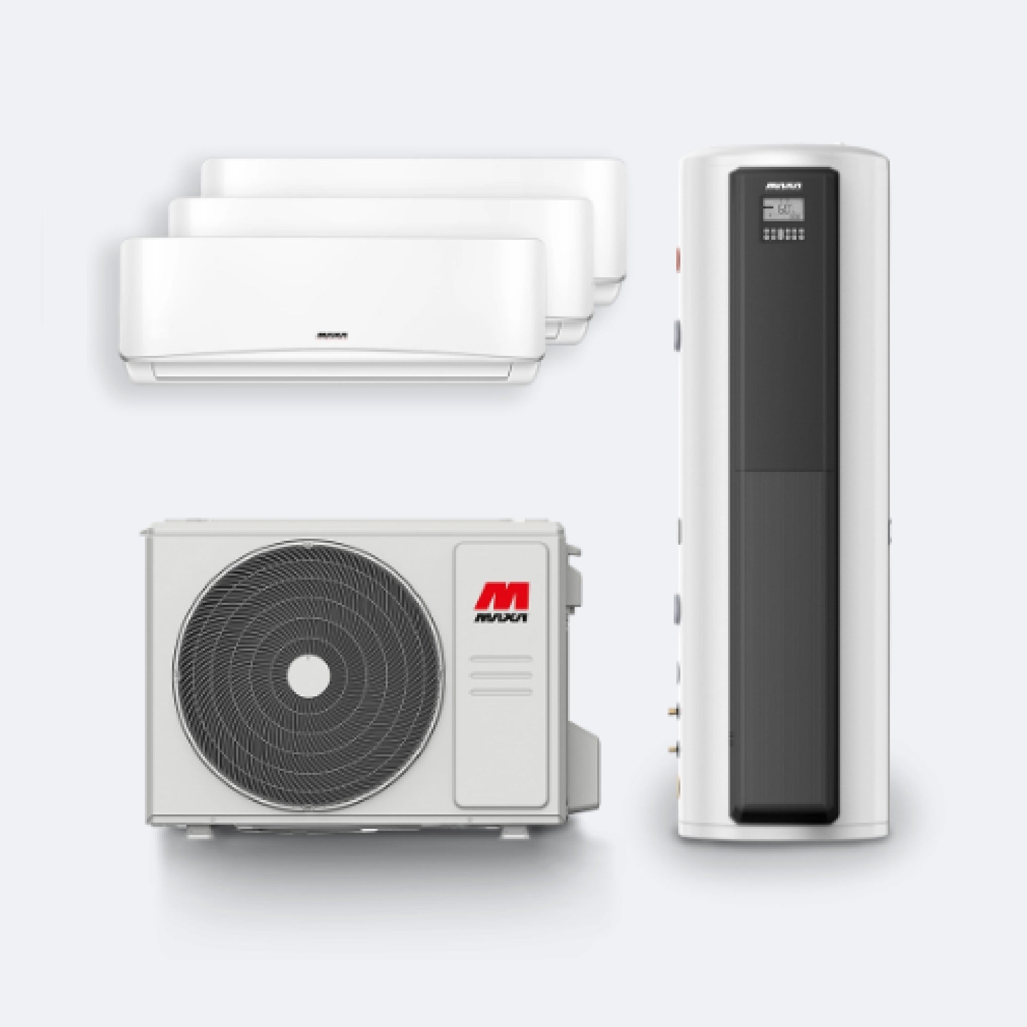 Sistema multisplit con recupero di calore Maxa Total-One: Riscaldamento Raffrescamento e ACS