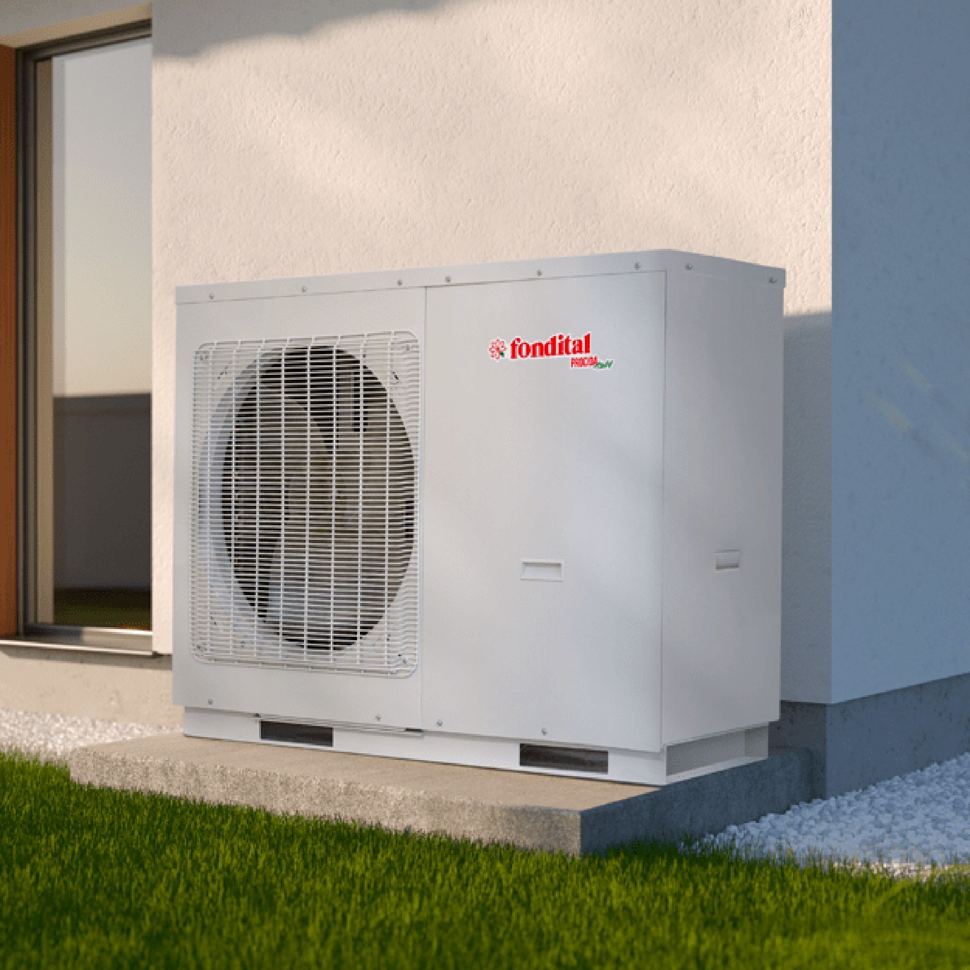 Pompa di calore aria-acqua Fondital Procida AWM monoblocco inverter gas R32
