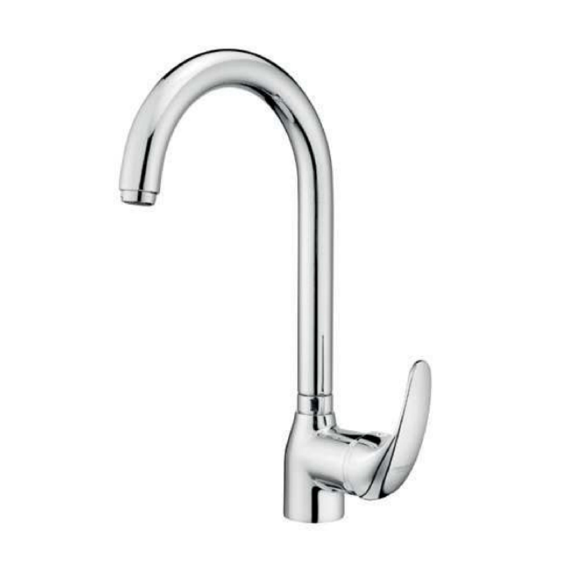 Miscelatore Monocomando Porta & Bini Ariel lavello cucina canna alta cod. 05076CR