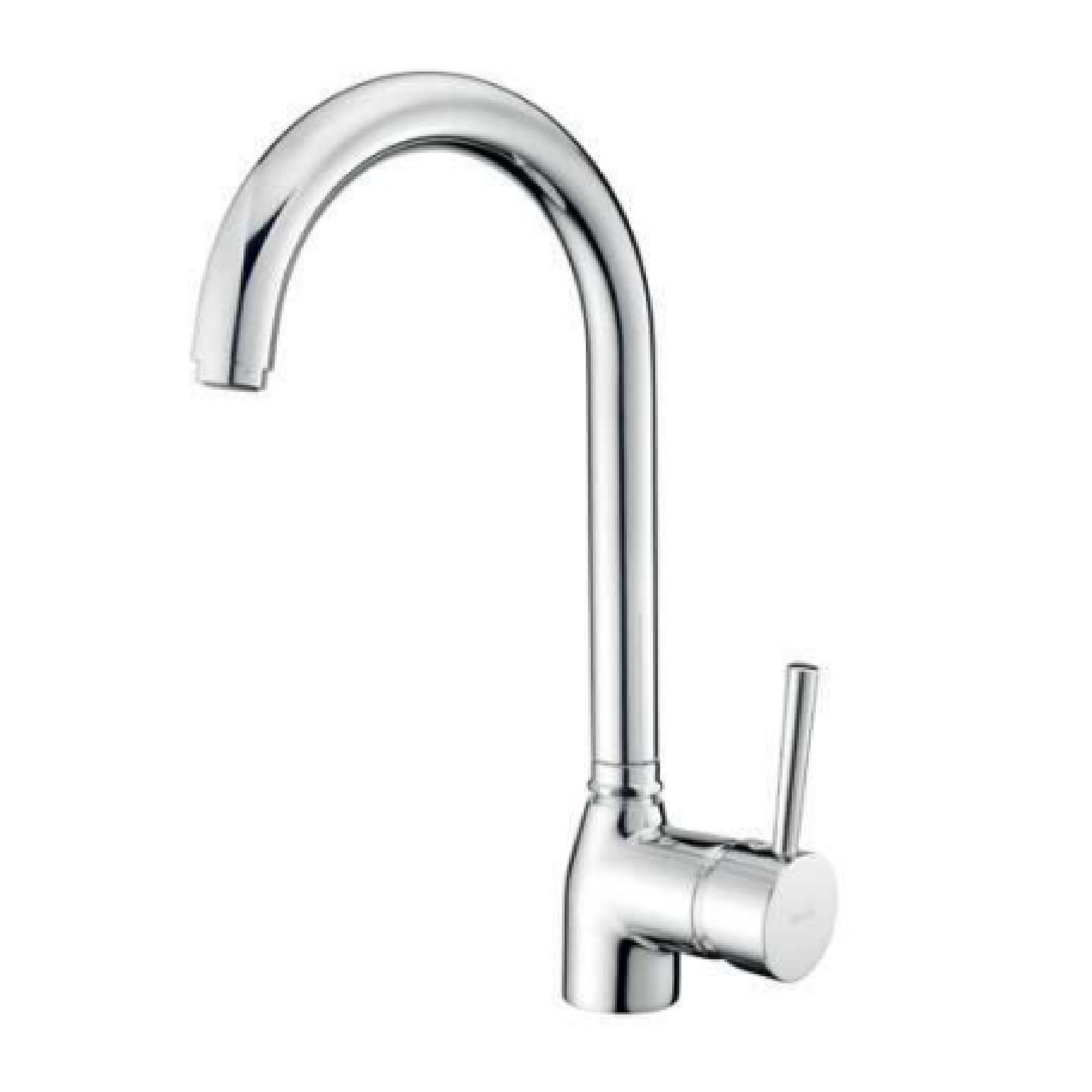 Miscelatore Monocomando Porta & Bini Timer lavello cucina canna alta cod. 05078CR