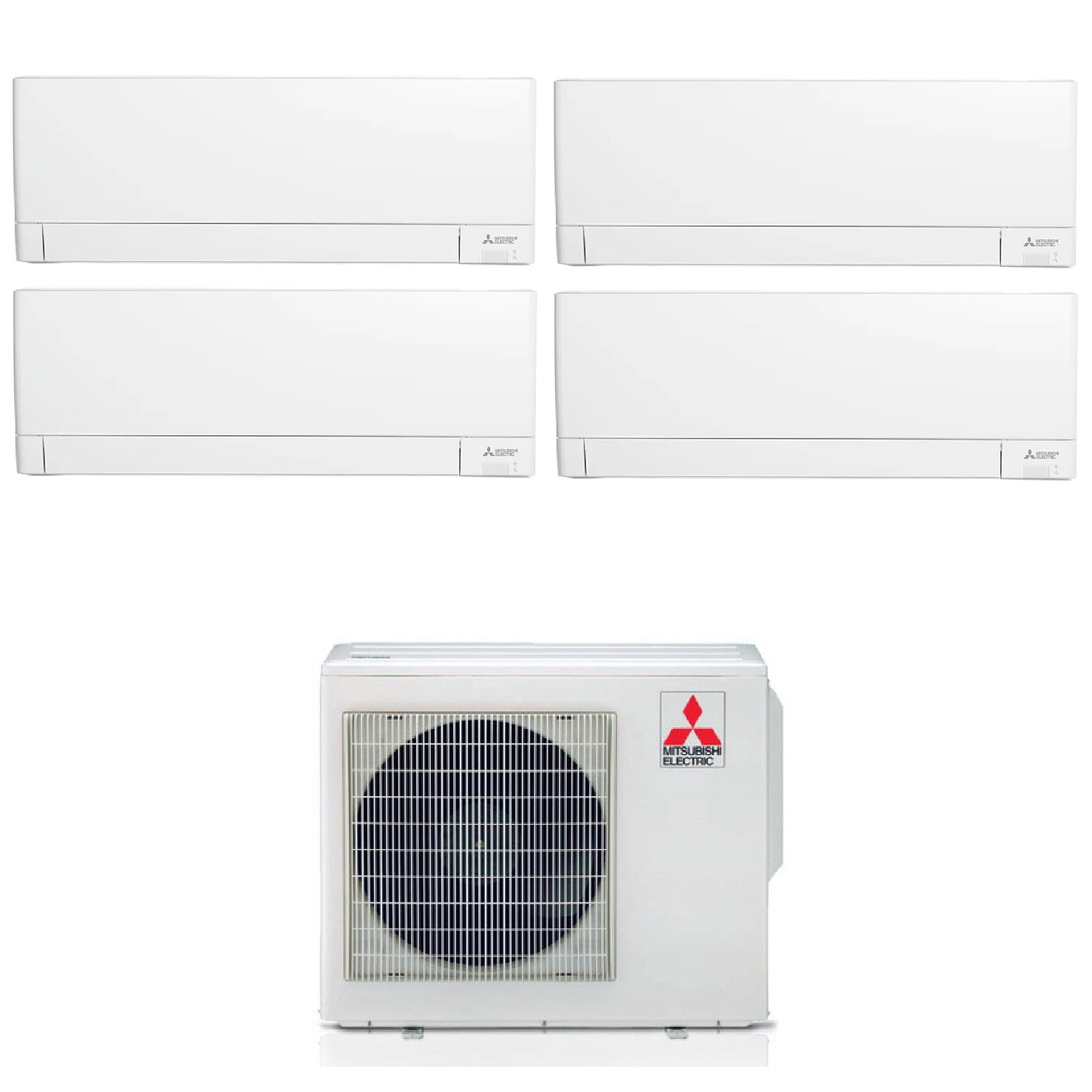 Climatizzatore Mitsubishi serie AY Quadri Split MSZ-AY 9000+9000+12000+12000 btu Wi-Fi MXZ-4F72VF4
