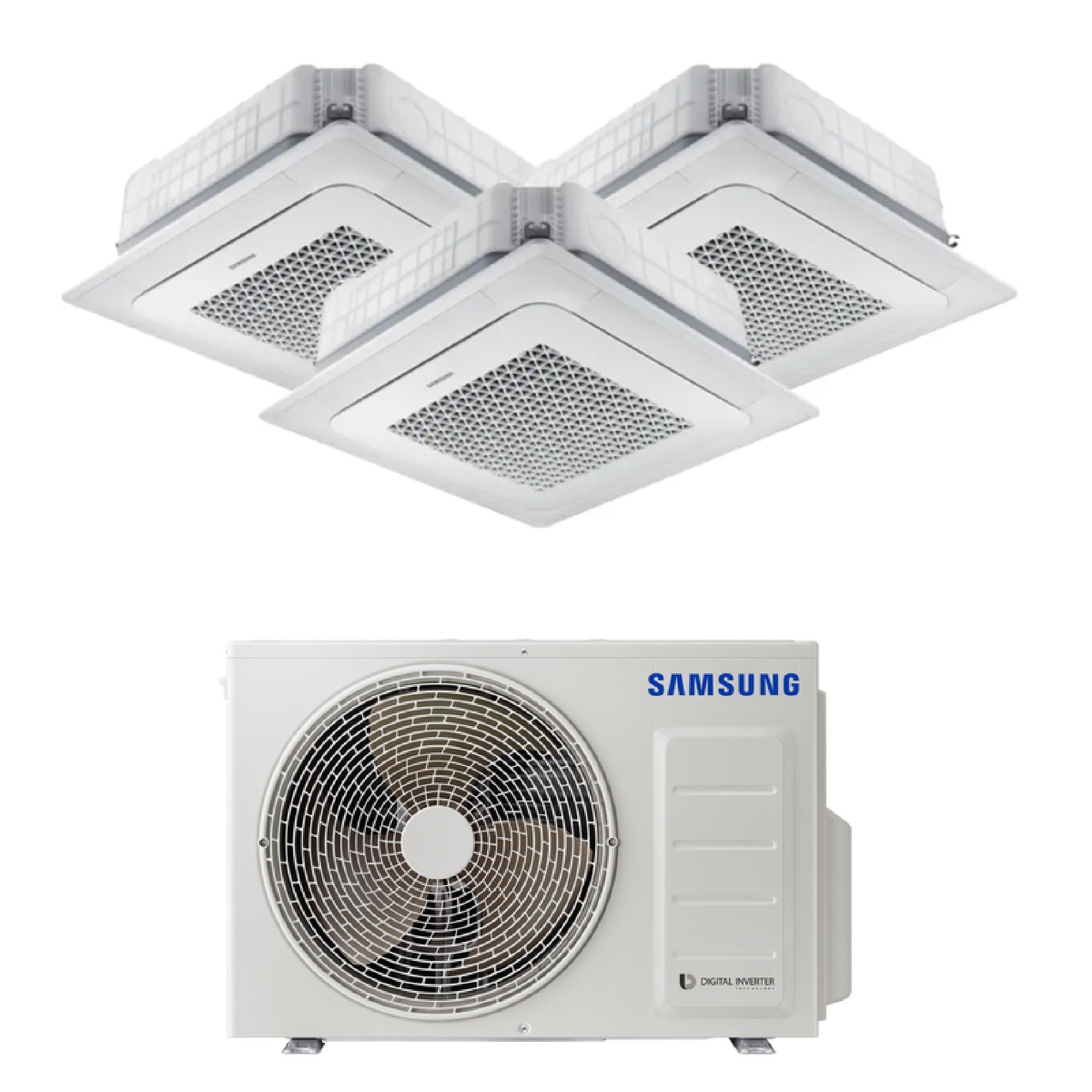 Climatizzatore Samsung Cassetta 4 Vie Mini Windfree Trial Split 9000+9000+9000 btu AJ052TXJ3KG/EU