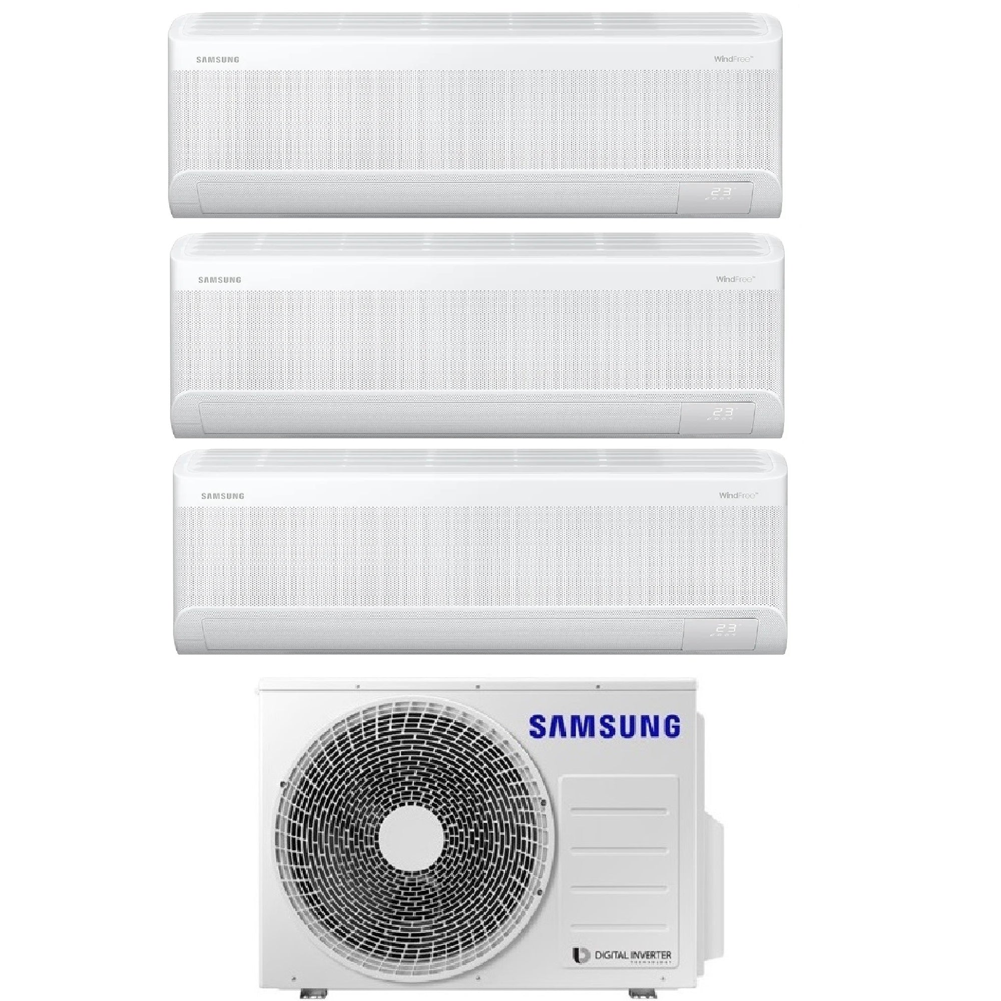 Climatizzatore Samsung Windfree Avant S2 Trial Split 9000+9000+12000 btu Wi-Fi AJ052TXJ3KG/EU