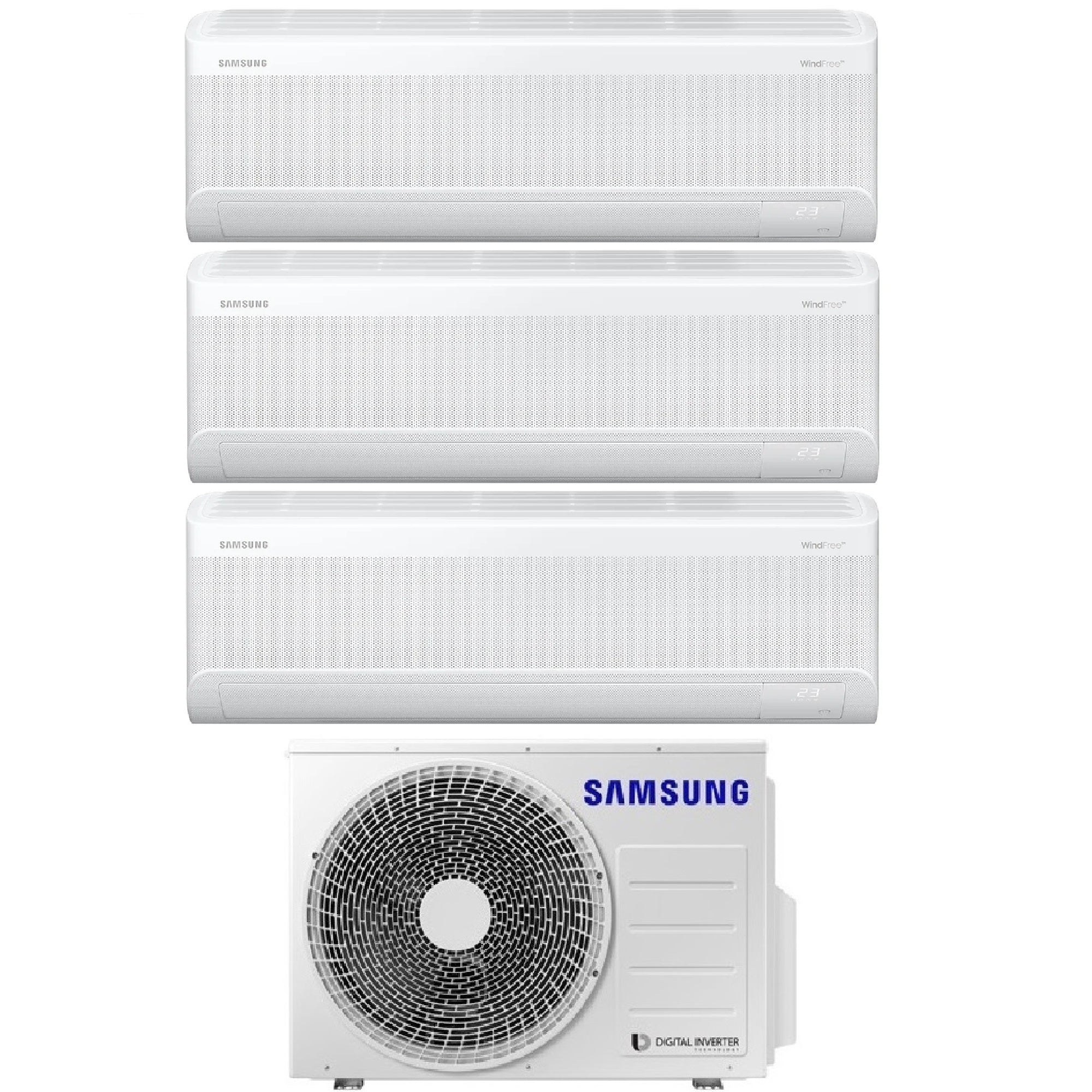 Climatizzatore Samsung Windfree Elite S2 Trial Split 9000+9000+12000 btu Wi-Fi AJ052TXJ3KG/EU