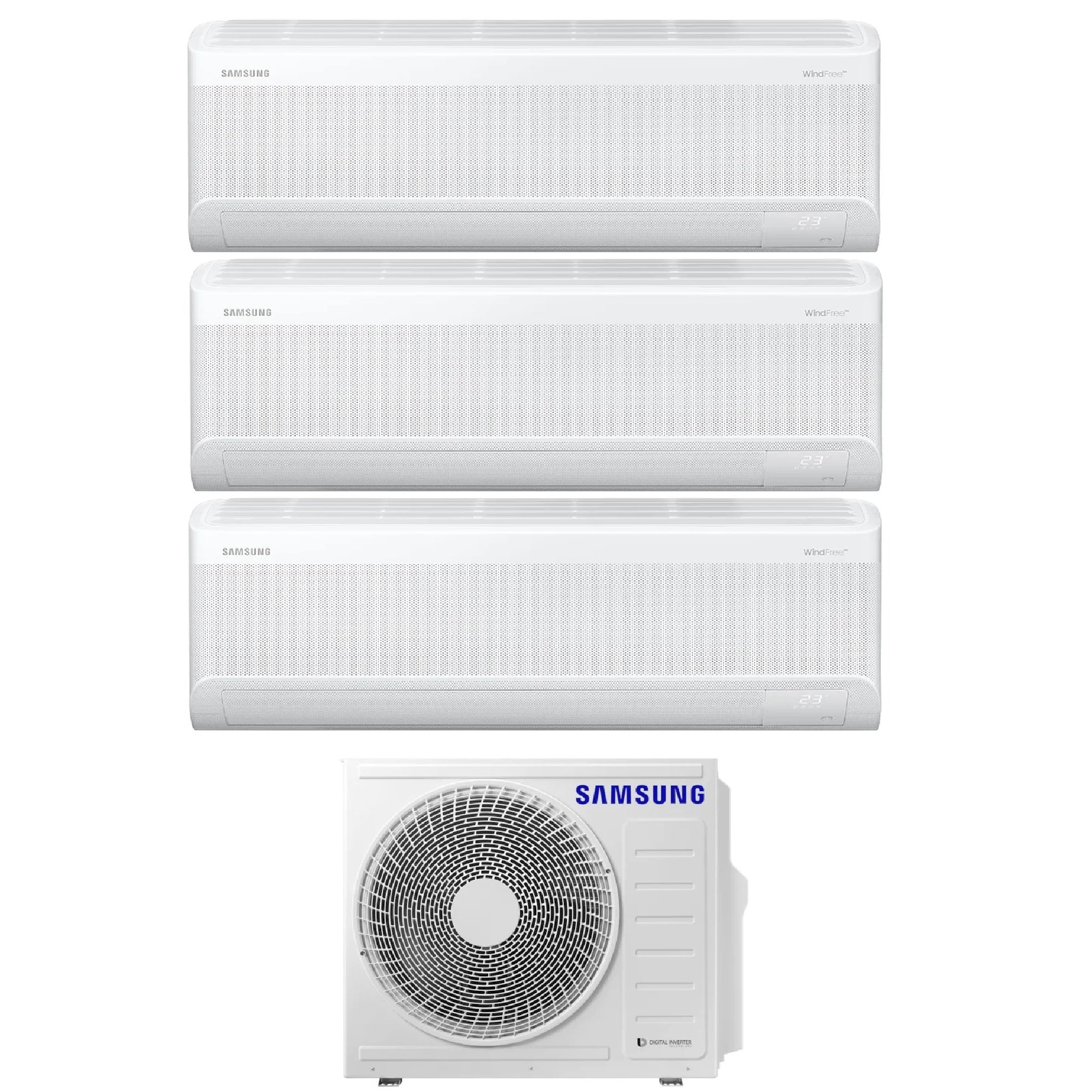 Climatizzatore Samsung Windfree Elite S2 Trial Split 12000+12000+12000 btu Wi-Fi AJ068TXJ3KG/EU