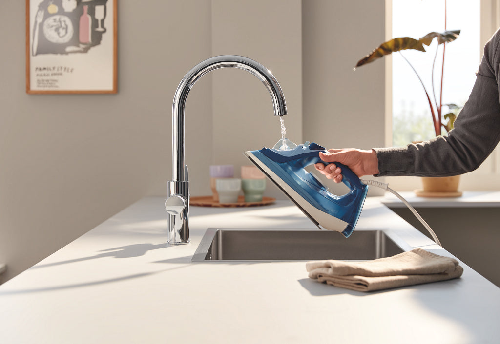 Miscelatore lavello cucina Grohe Blue Pure Baucurve 30581000 multifunzione per acqua filtrata