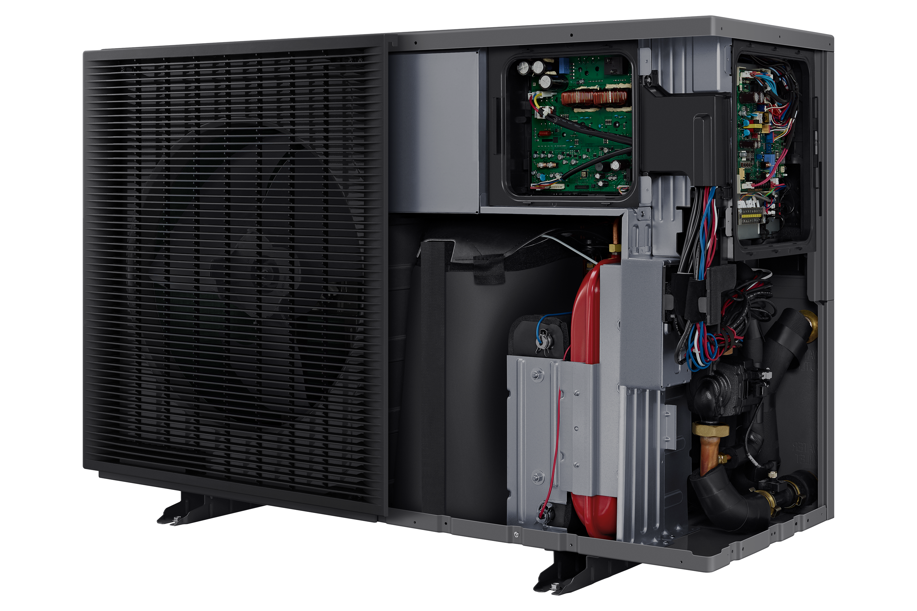 Pompa di calore aria-acqua 8 Kw monoblocco Samsung AE080CXYBEK EHS Mono R290 Inverter Monofase Wi-Fi