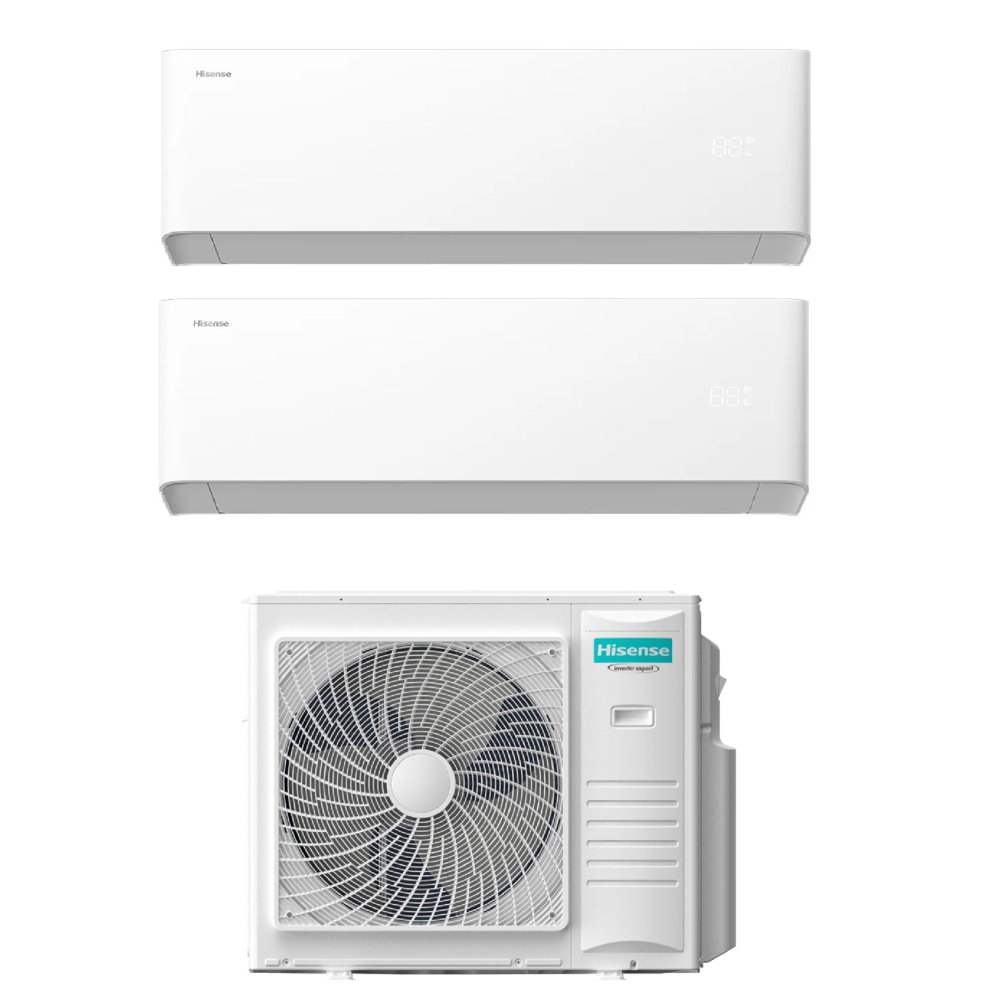 Climatizzatore Hisense UNI HB Dual Split 18000+18000 btu Wi-Fi 5AMW105U4RQC