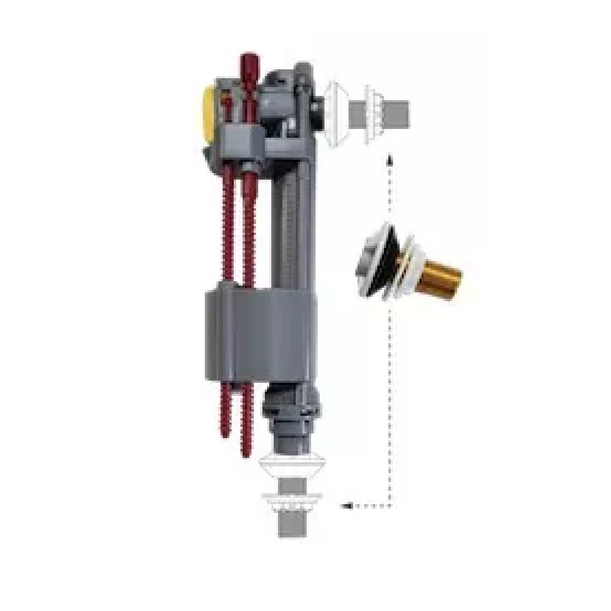 Galleggiante ITS Todini Compact Reverse 2.01/U attacco basso e laterale 3/8