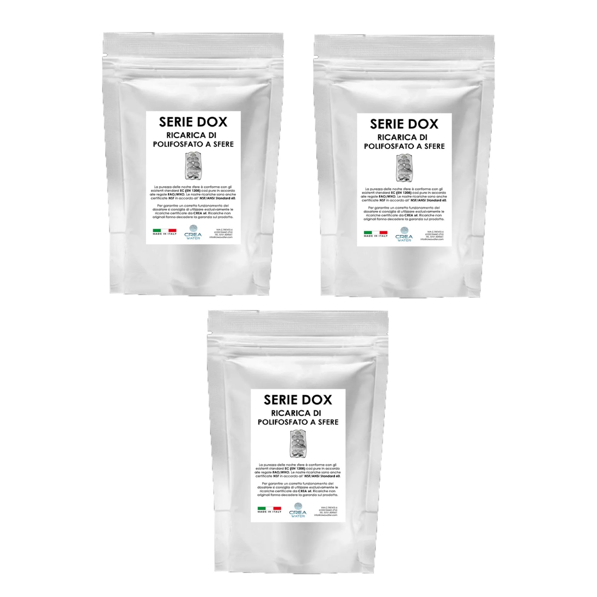 Ricariche polifosfati Crea Water 797509 per dosatori serie DOX