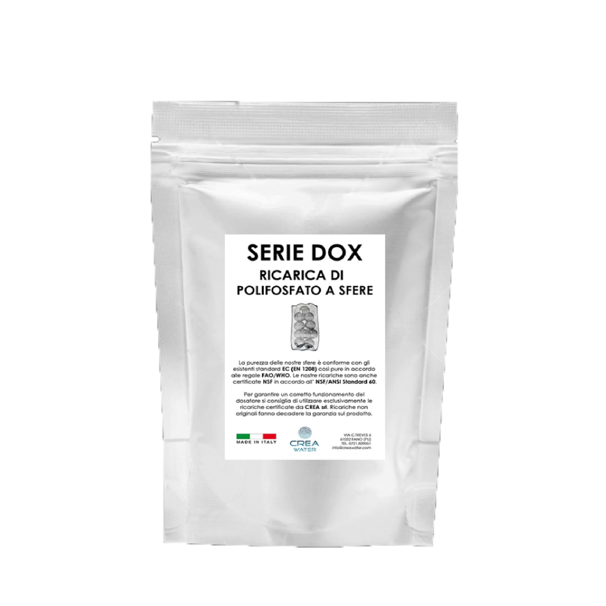 Ricariche polifosfati Crea Water 797509 per dosatori serie DOX