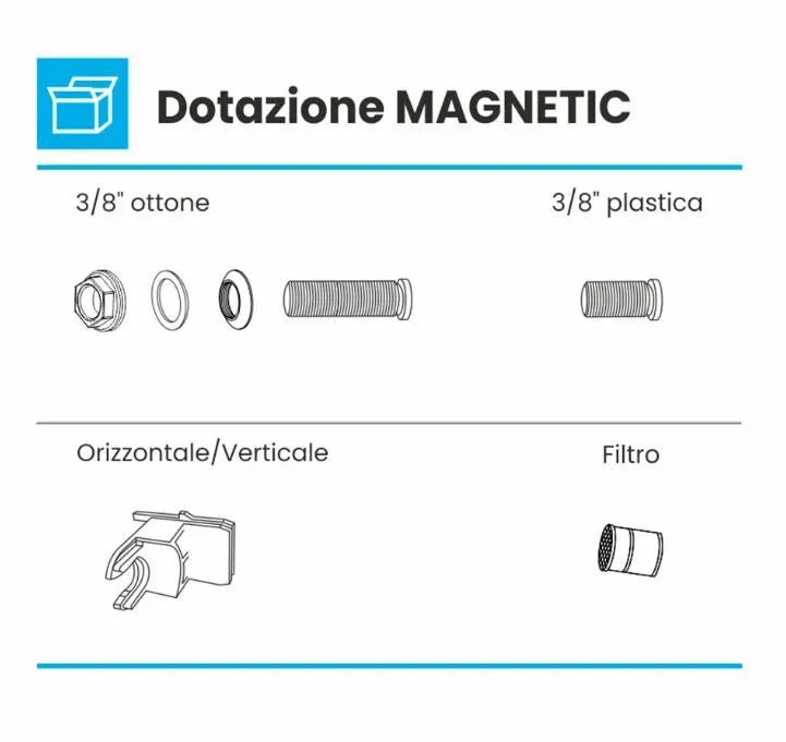 Galleggiante orizzontale Bampi Magnetic CMAGNCER silenzioso per scarico wc