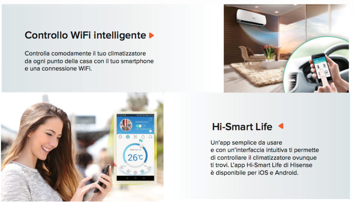 Scheda WiFi Hisense cod. AEH-W4G2 per climatizzatori serie Easy Smart e linea commerciale