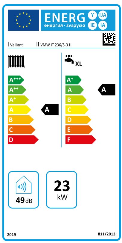 Caldaia a condensazione Vaillant 23 kw ecoTEC Pro VMW 236/5-3A