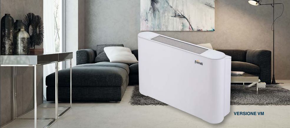 Ventilconvettore Ferroli Jolly Top 500-3V VM Fan coil 5,20 kw comando CMFC incluso