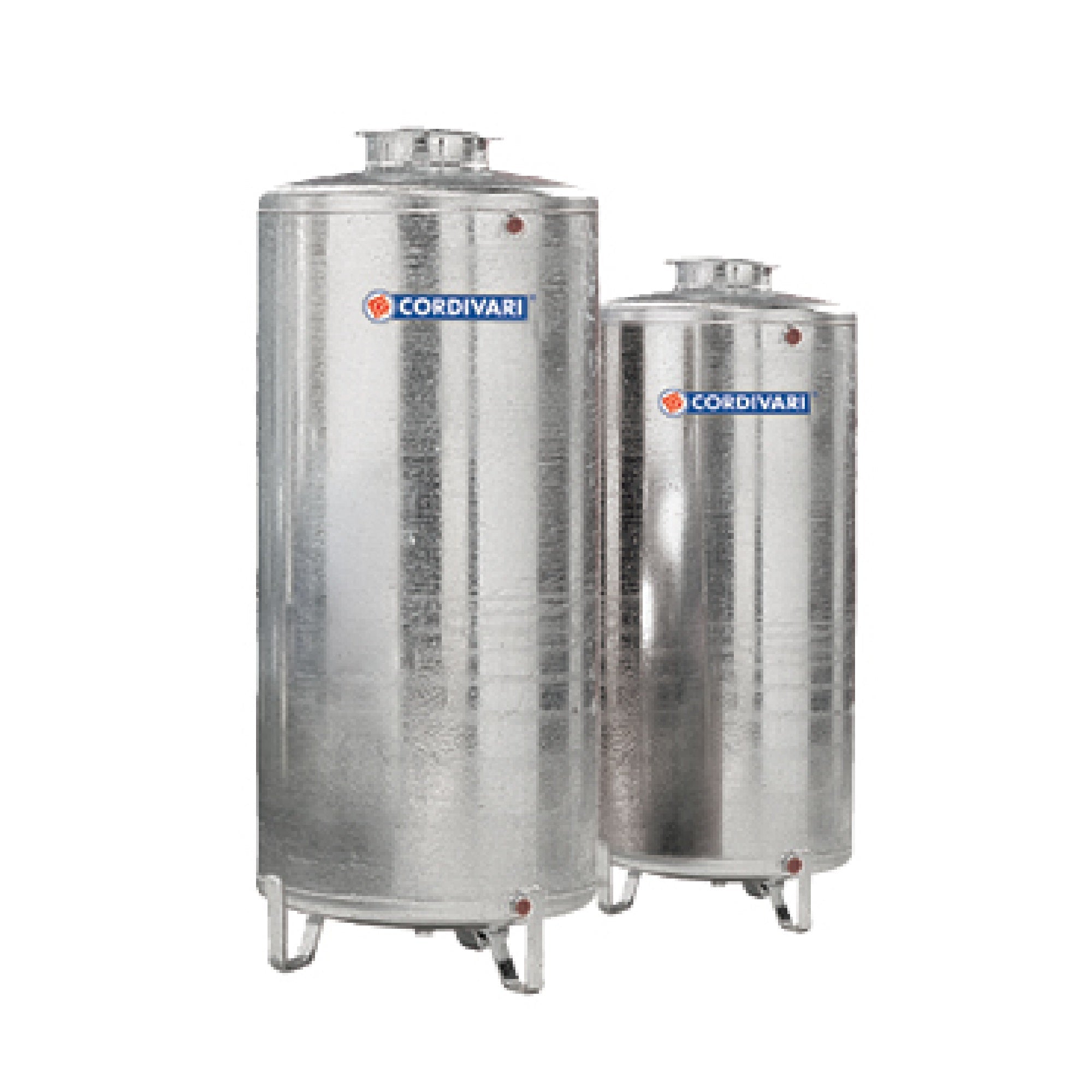 Serbatoio Cordivari Zincato Verticale per stoccaggio acqua