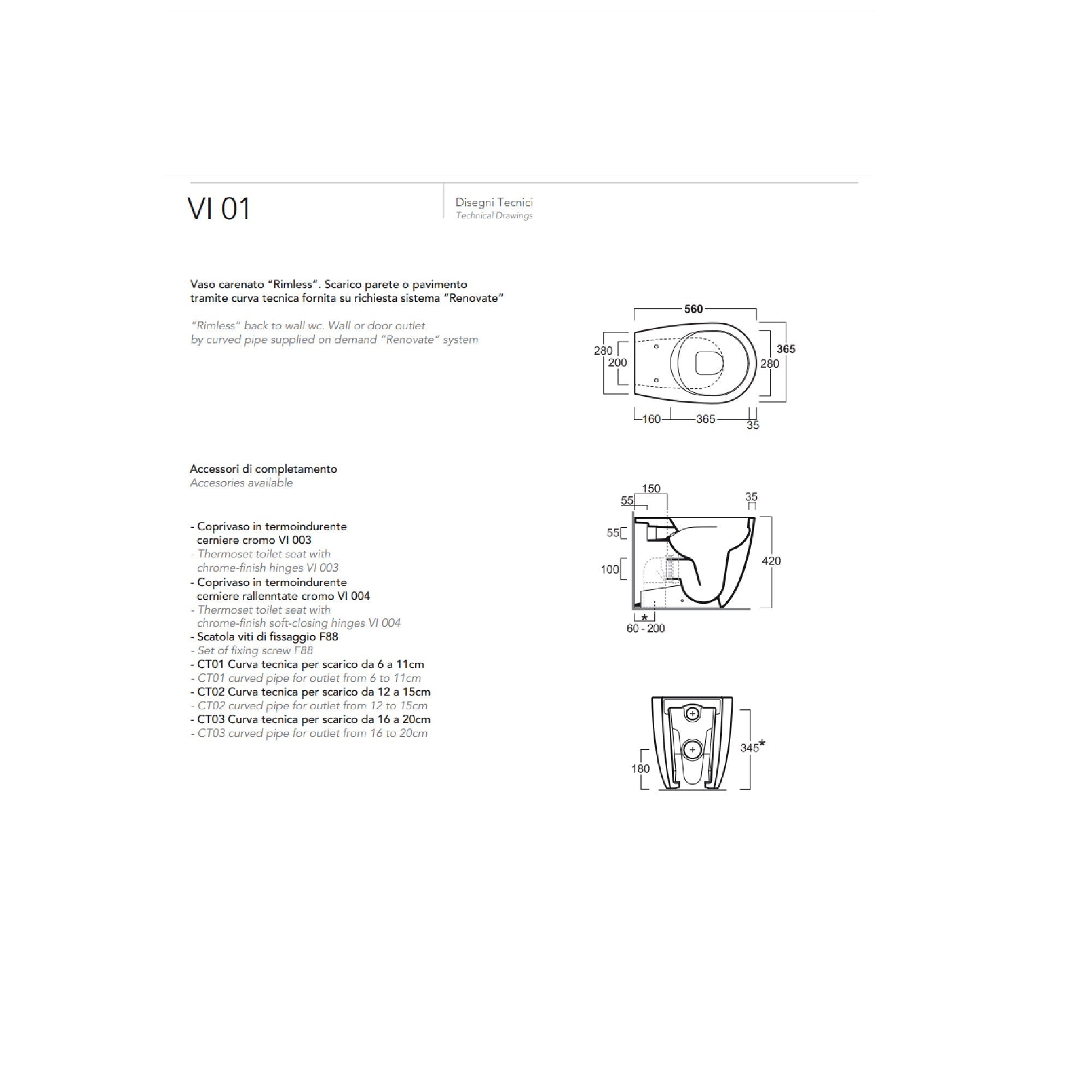 Vaso a pavimento Simas Vignoni cod. VI01
