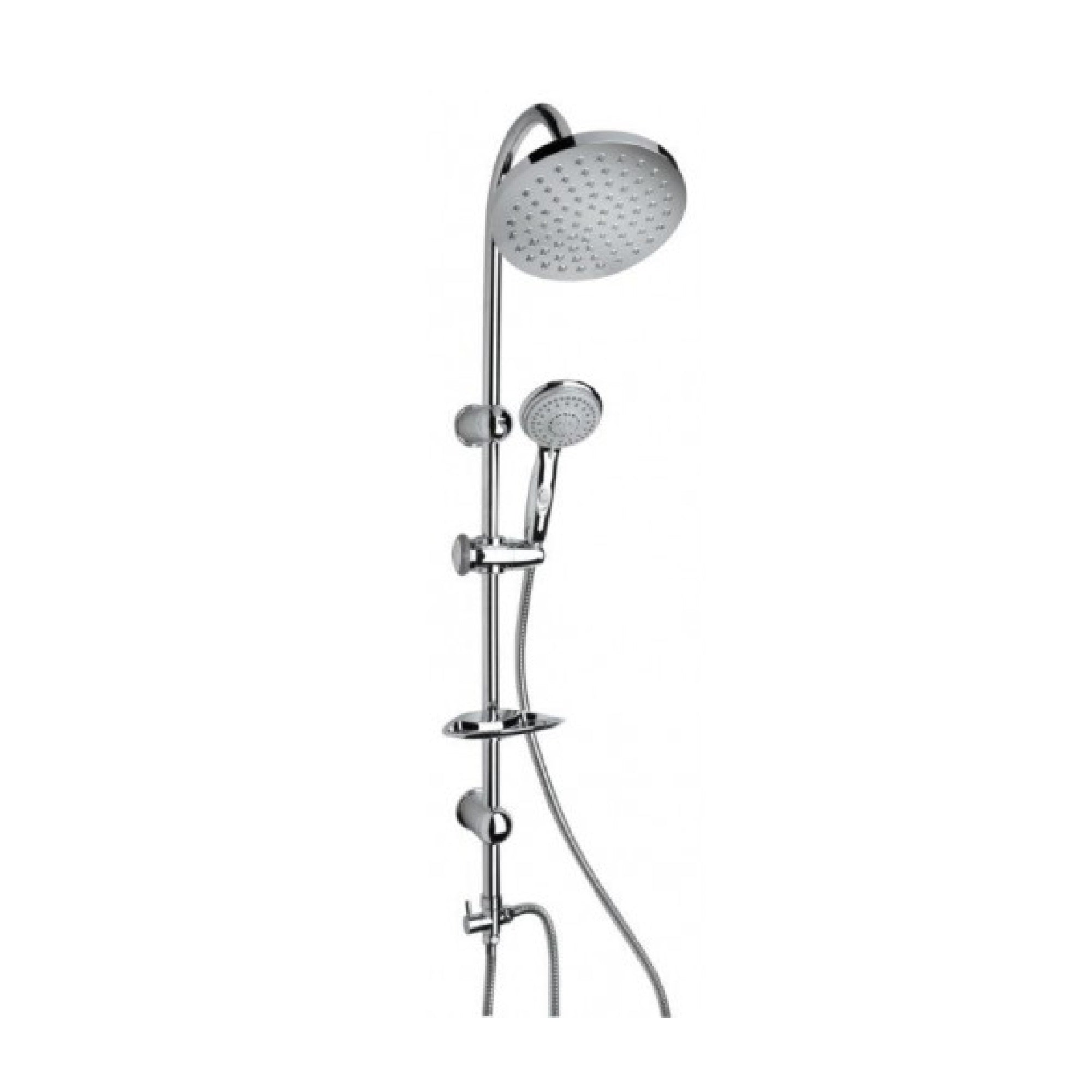 Kit Doccia TATAY Marina Con Colonna Regolabile – Design Moderno, Diametro 10 Cm, Anticalcare