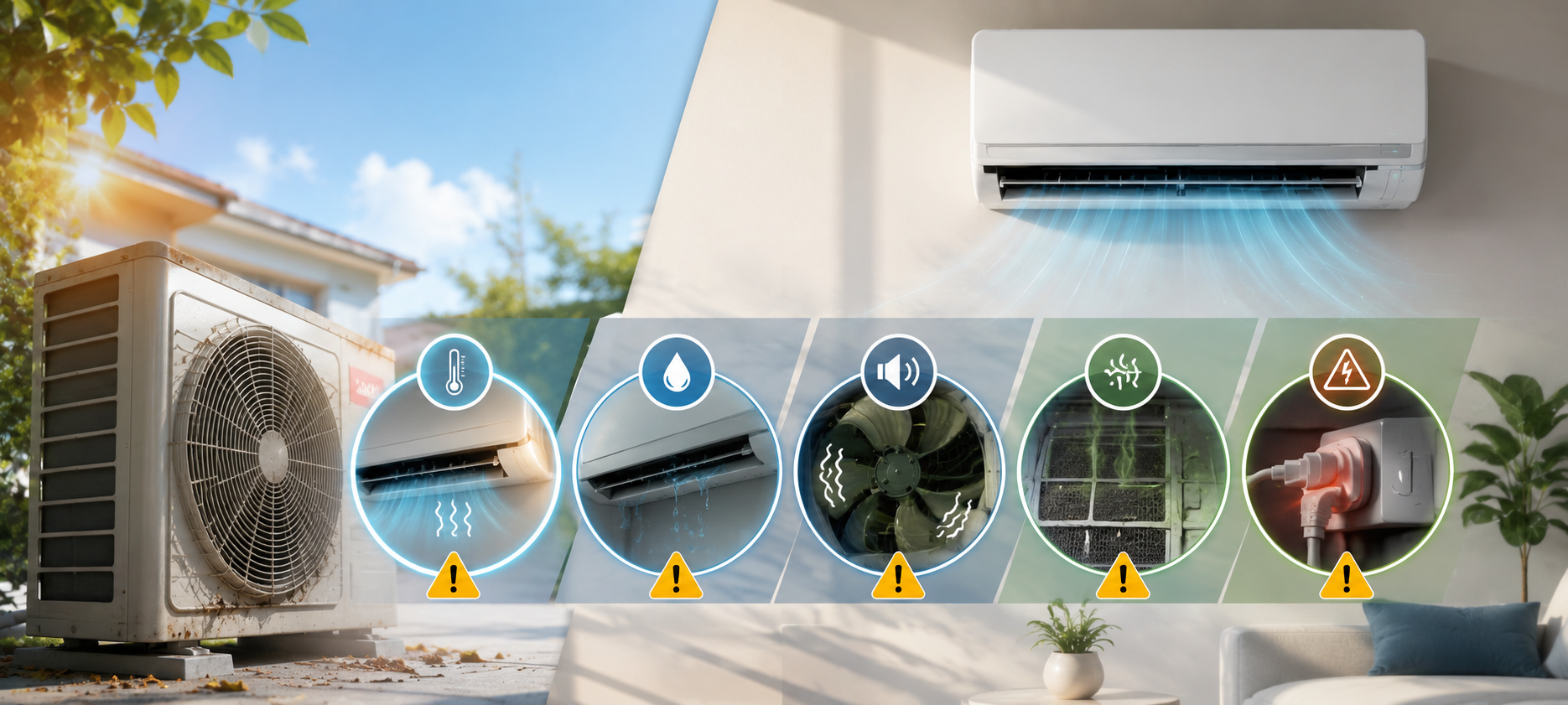 Climatizzatori e impianti: i problemi più frequenti in estate
