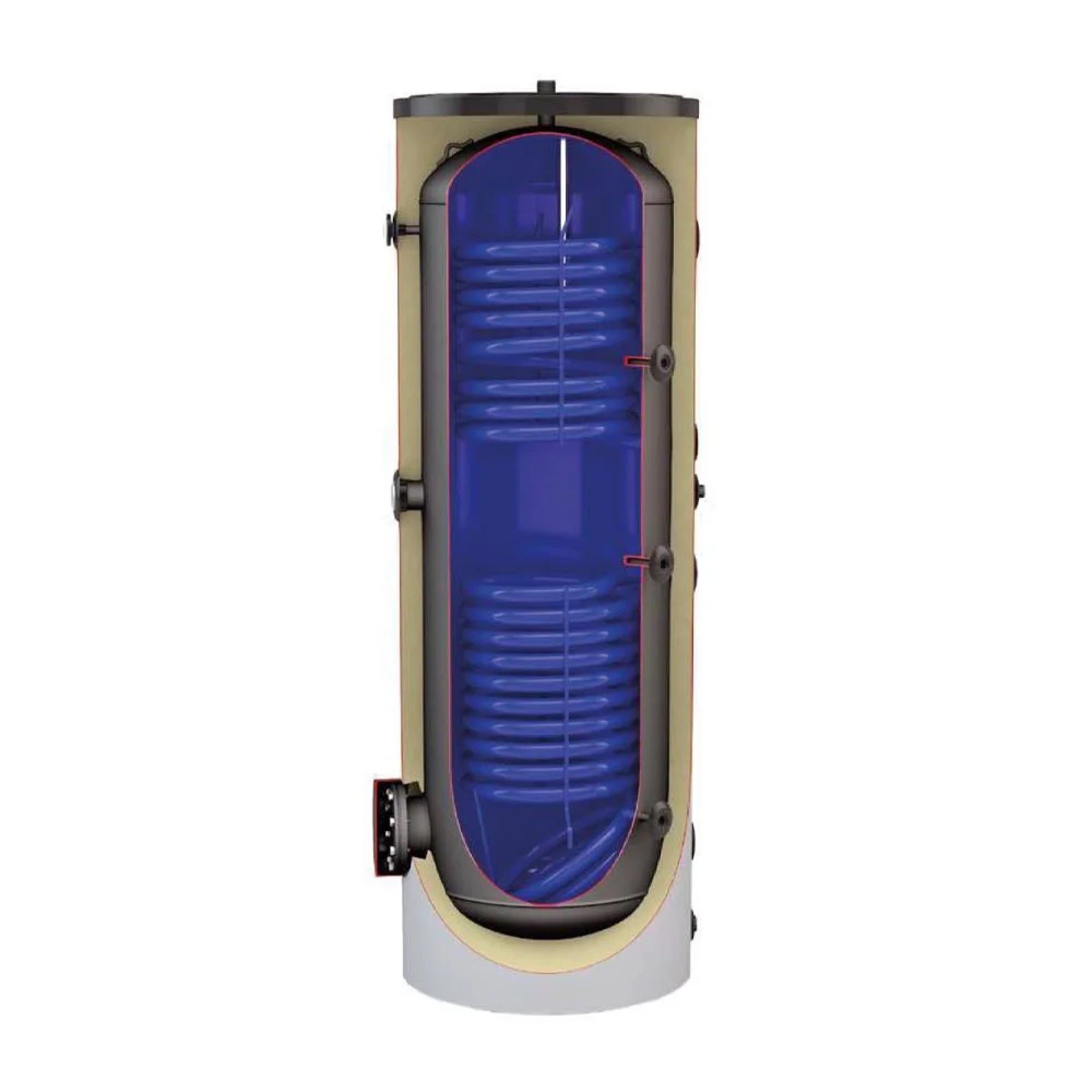 Bollitore Atlantic TSA 2CO a doppia serpentina 200 Litri cod. 945596
