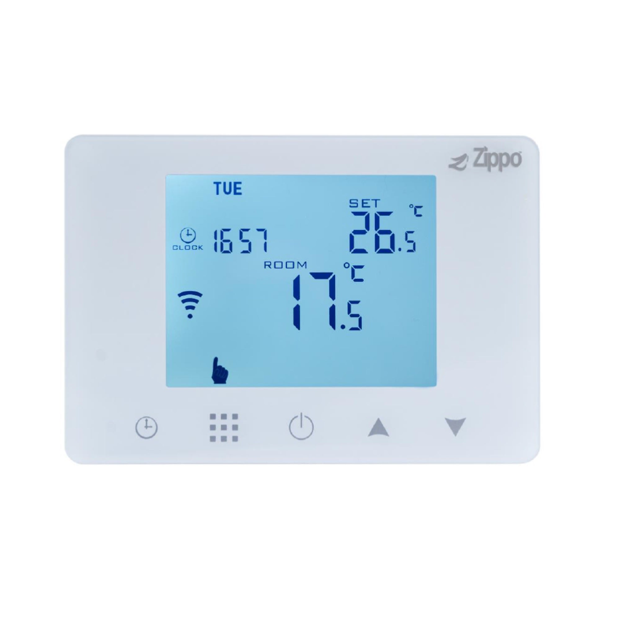 Cronotermostato settimanale da parete Zippo Duo Smart Wi-Fi