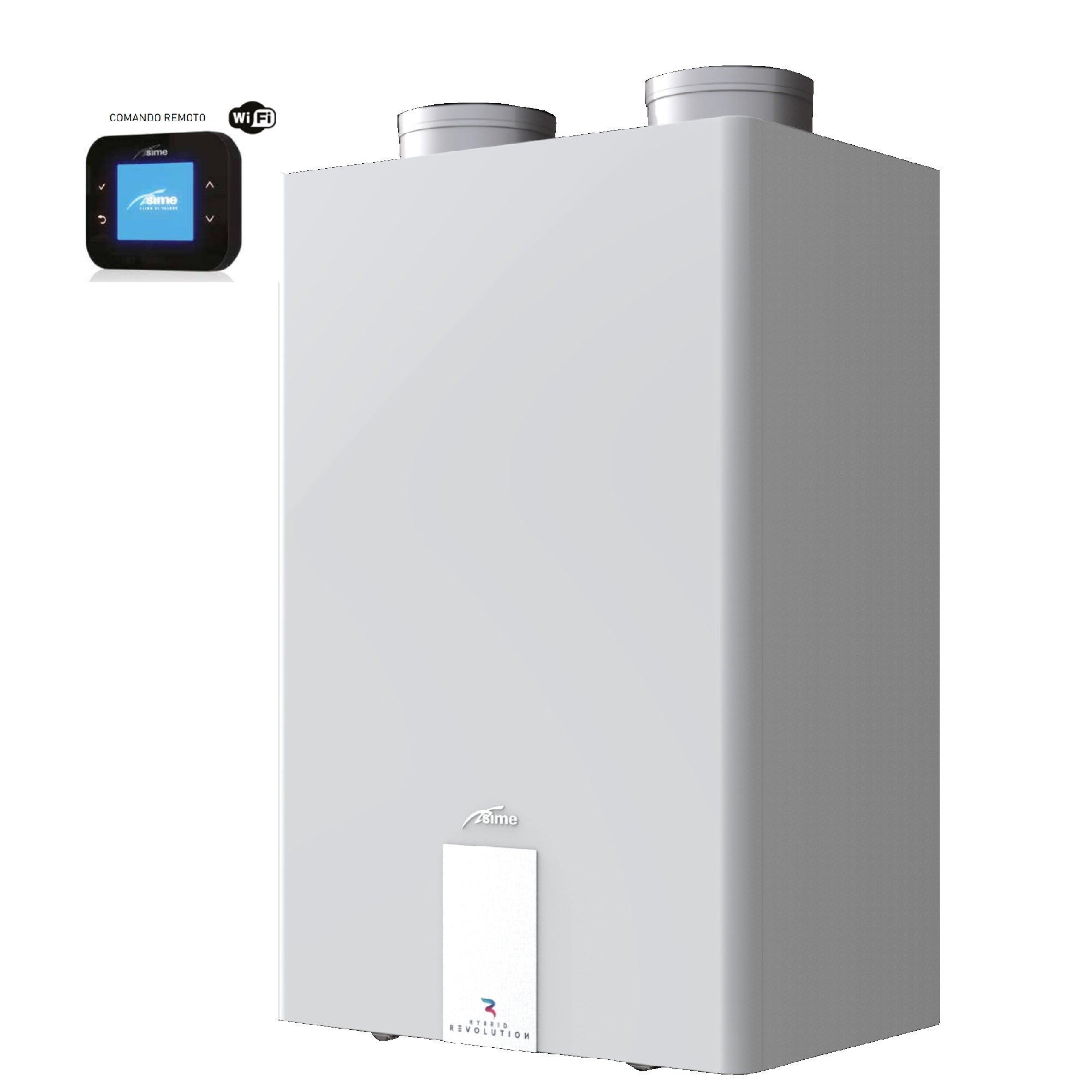 Sistema Ibrido senza unità esterna Sime Hybrid Revolution 30 Kw R290 Wi-Fi