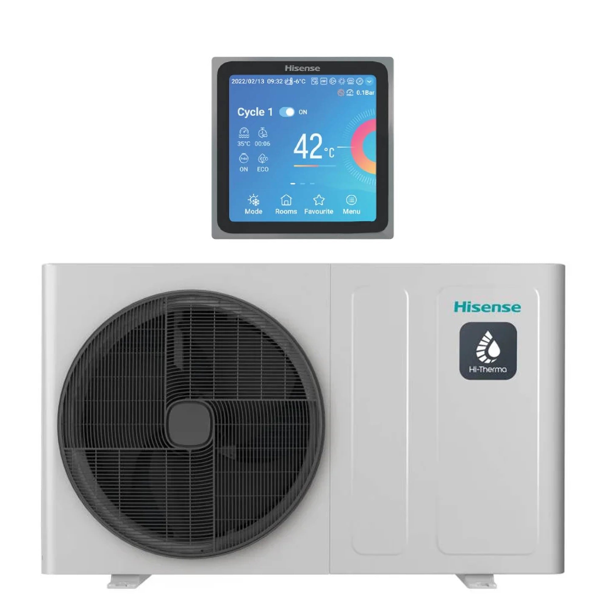 Pompa di calore Aria-Acqua Monoblocco 12 Kw Hisense Hi-Therma AHZ-120HCDS1 Gas R32