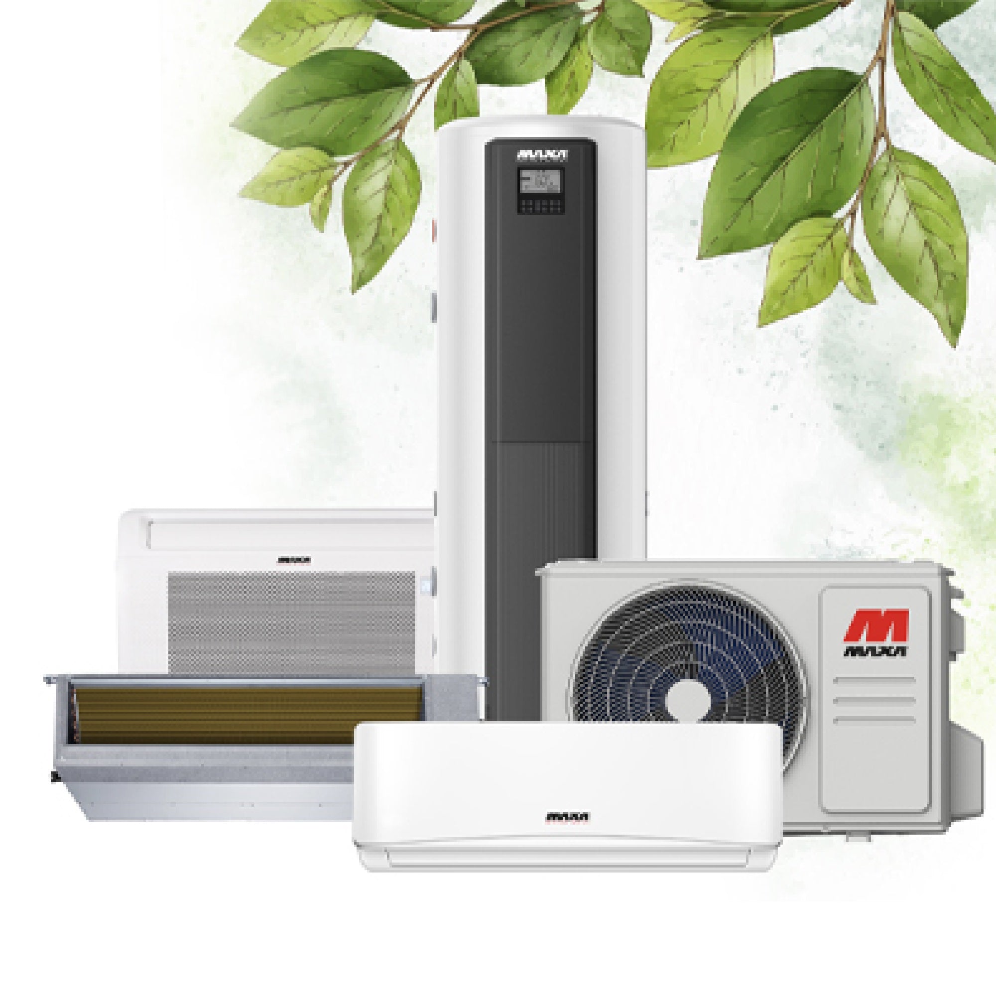 Sistema multisplit con recupero di calore Maxa Total-One: Riscaldamento Raffrescamento e ACS