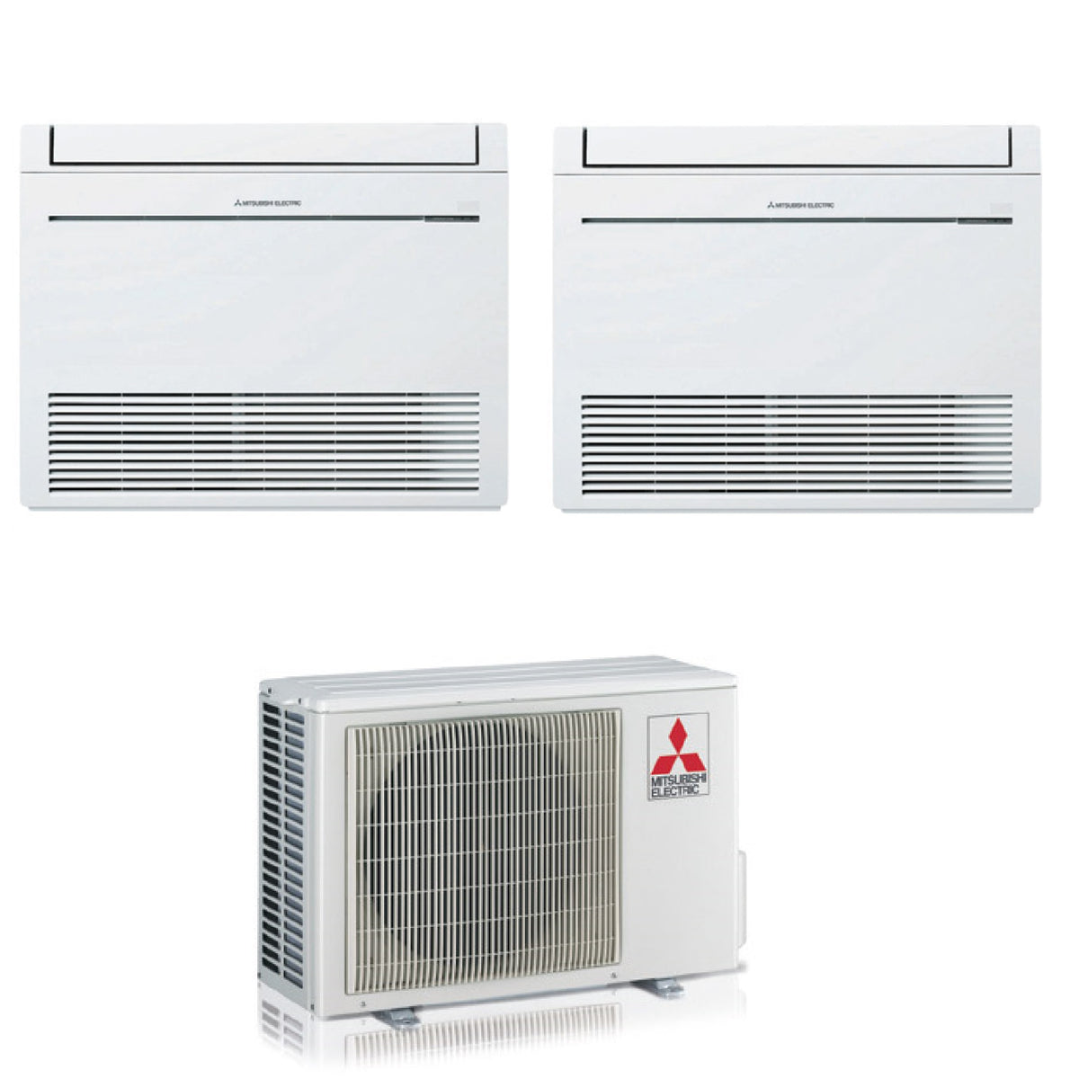 Climatizzatore a pavimento Mitsubishi Console serie MFZ-KT Dual Split