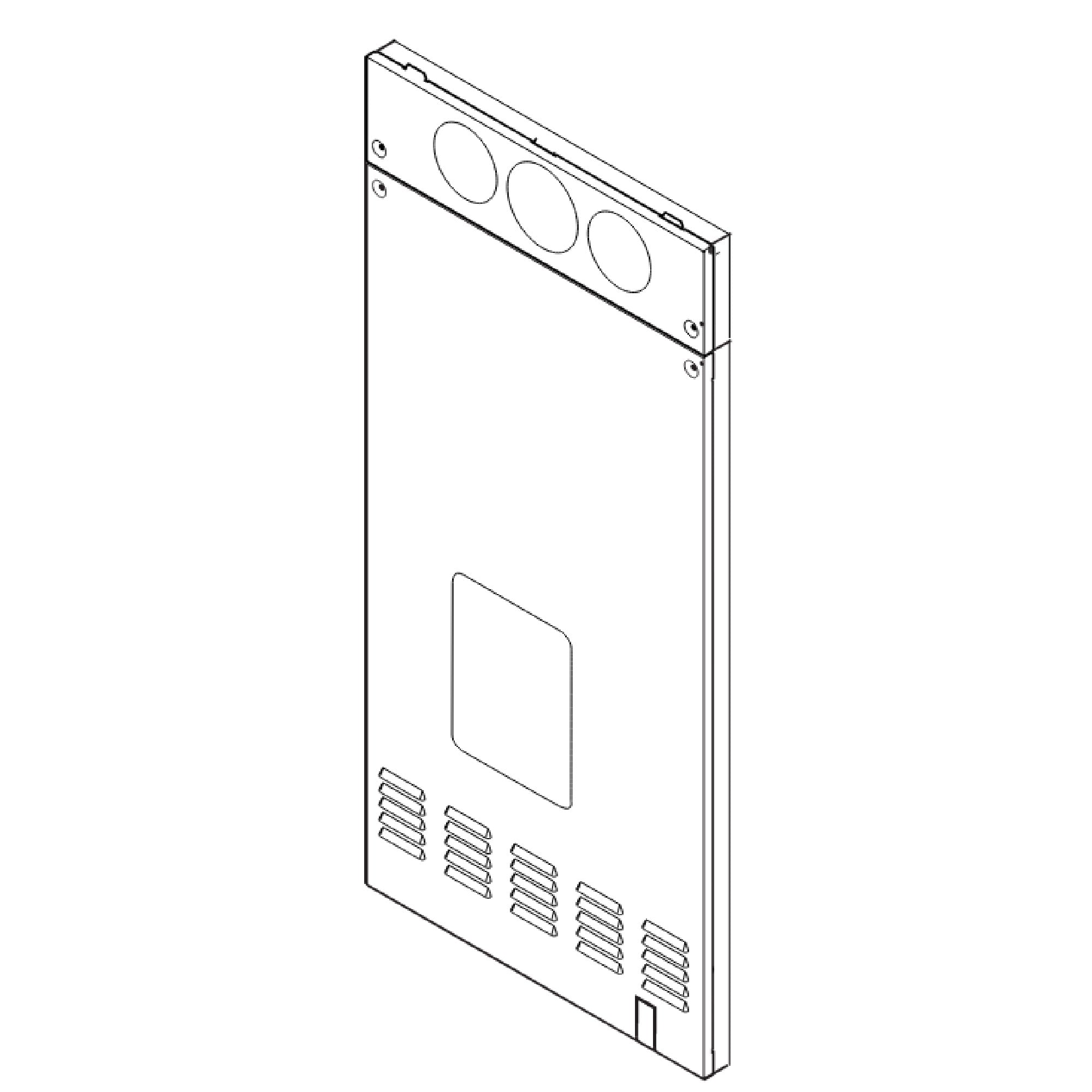 Pannello frontale maggiorato Vaillant cod. 0010036857 per caldaia ecoTEC intro VMW