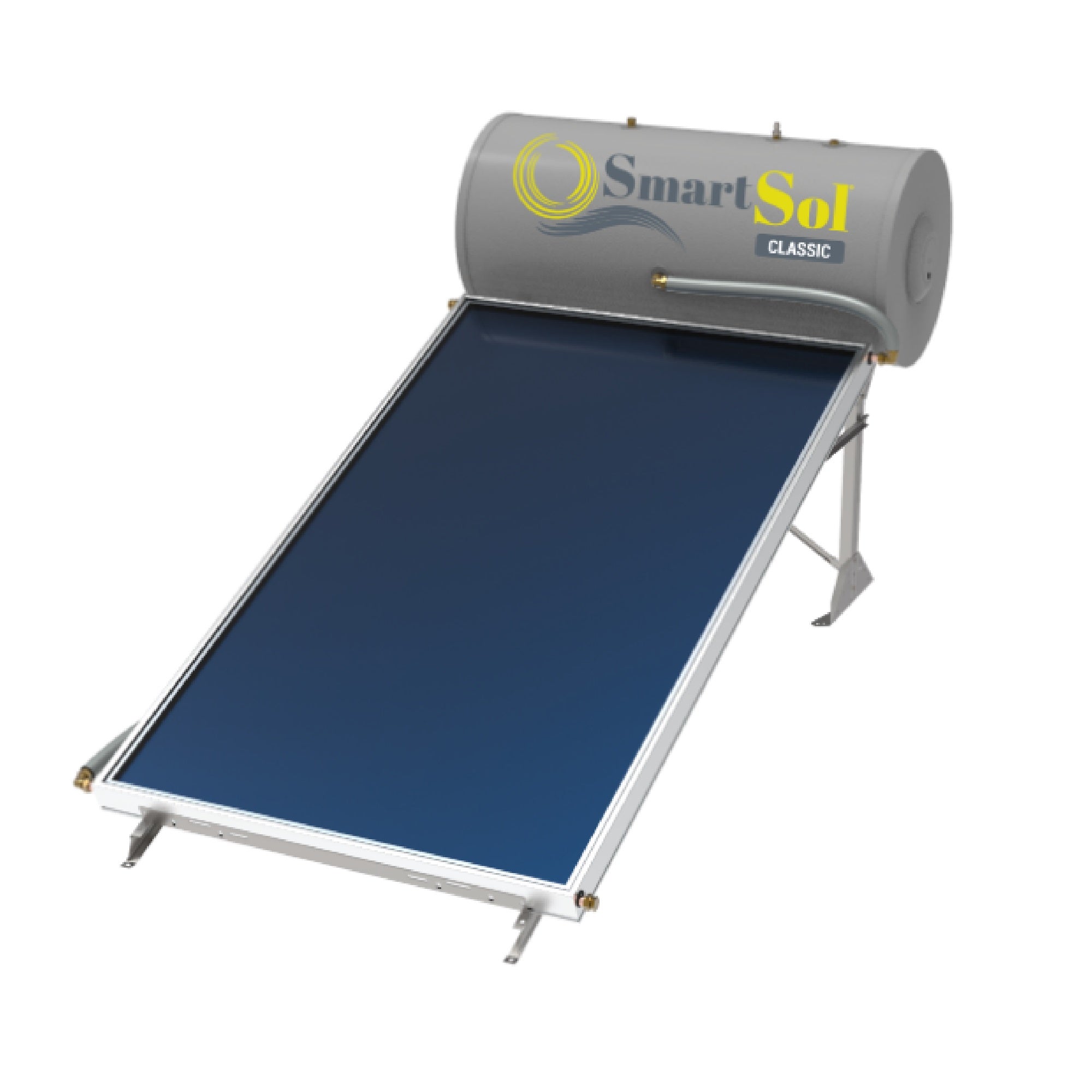 Sistema solare SmartSol Super Flat a circolazione naturale H 80 cm