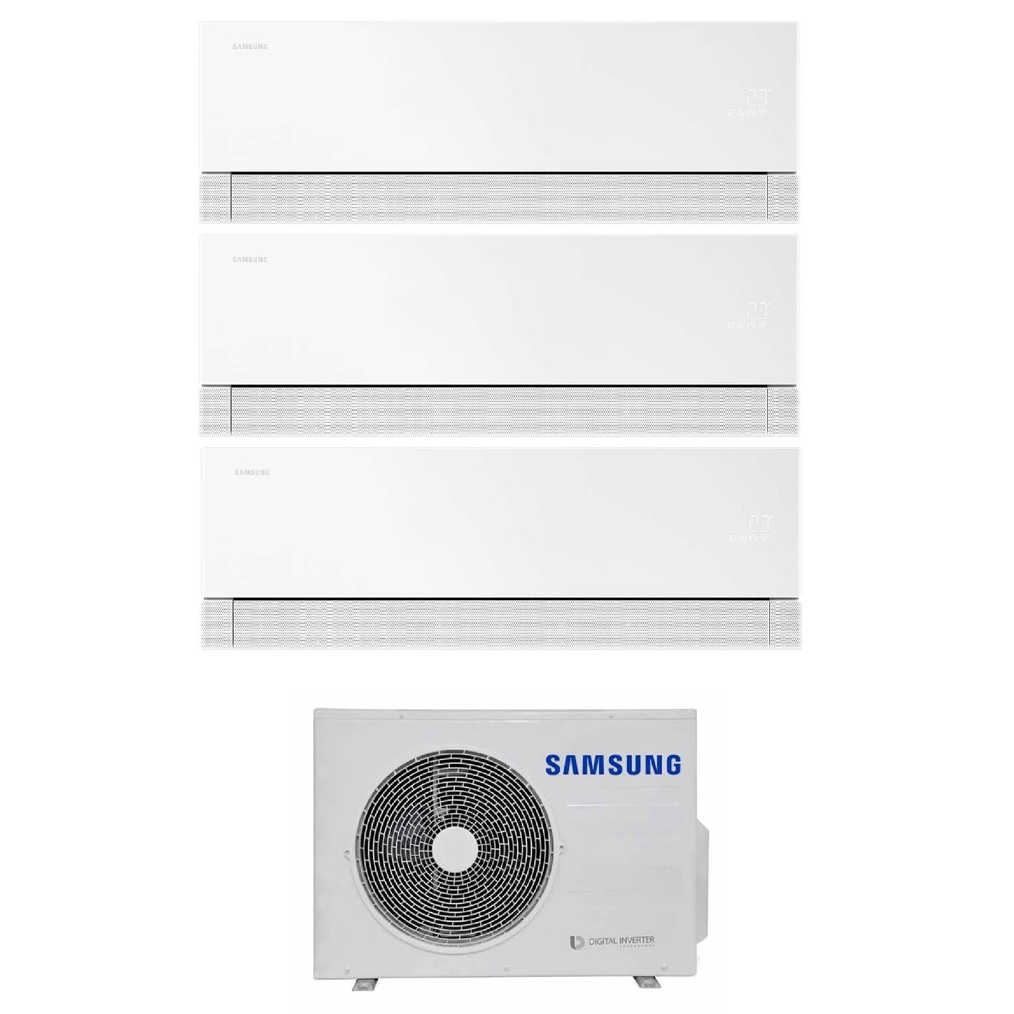 Climatizzatore Samsung Windfree Premiere Trial Split 9000+9000+12000 btu Wi-Fi AJ052TXJ3KG/EU