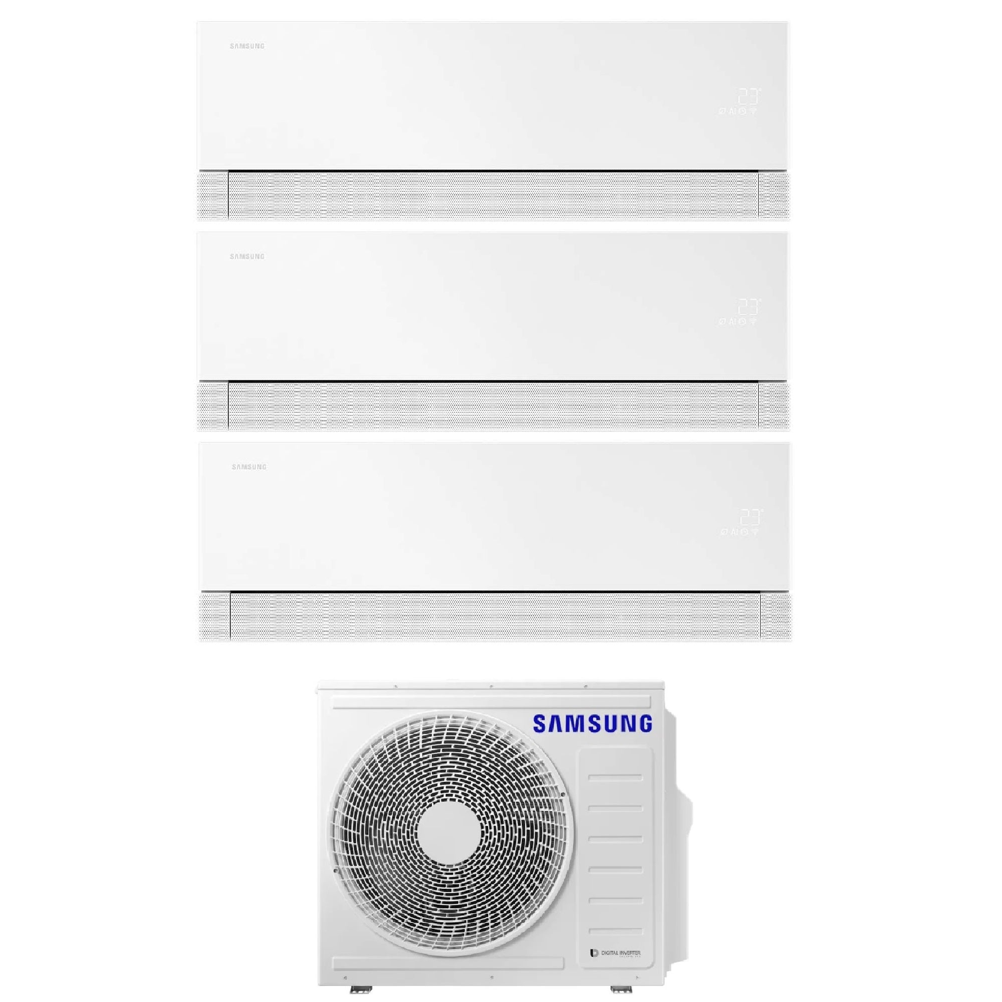 Climatizzatore Samsung Windfree Premiere Trial Split 12000+12000+12000 btu Wi-Fi AJ068TXJ3KG/EU