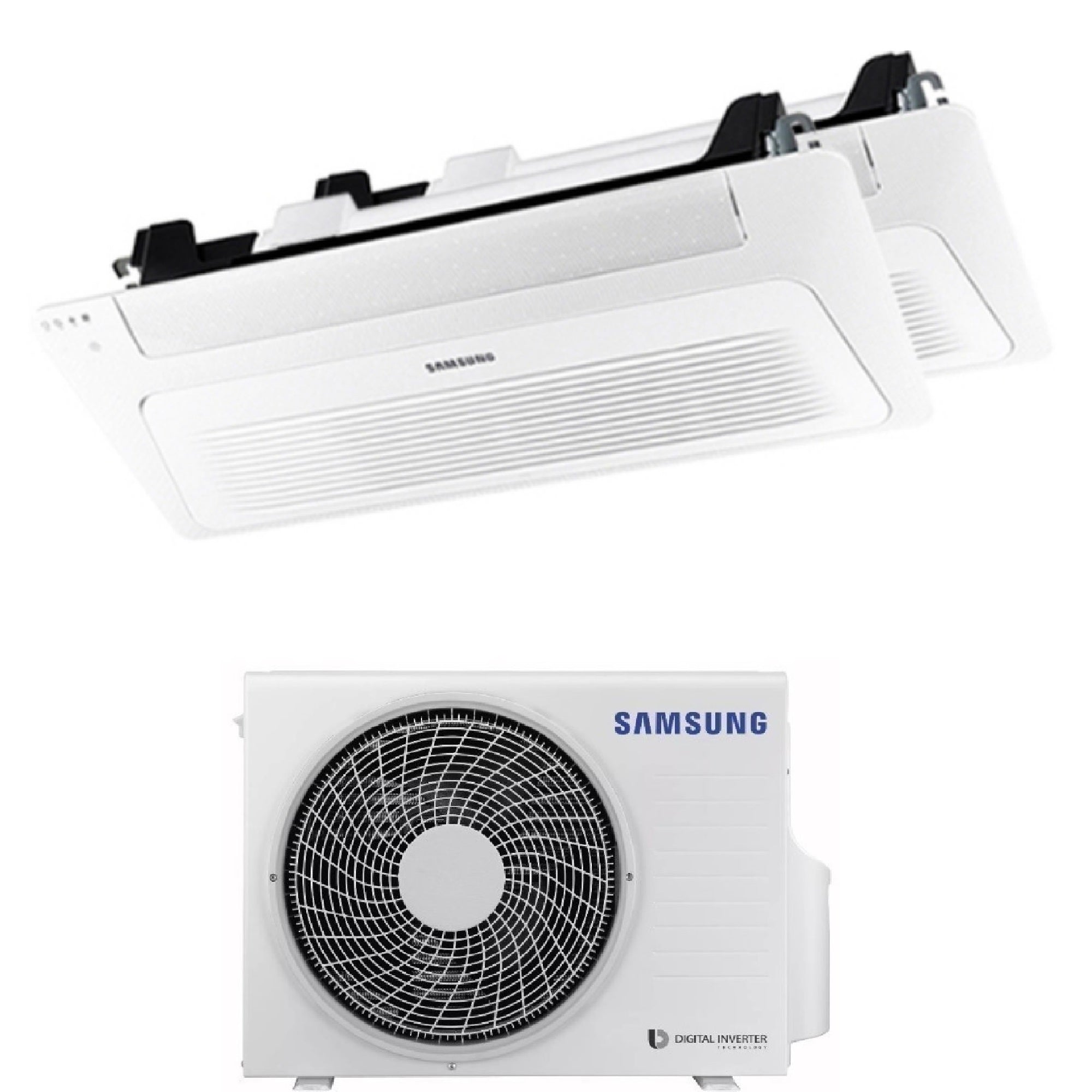 Climatizzatore Samsung Windfree Cassetta 1 Via Dual Split 9000+12000 btu AJ050TXJ2KG/EU