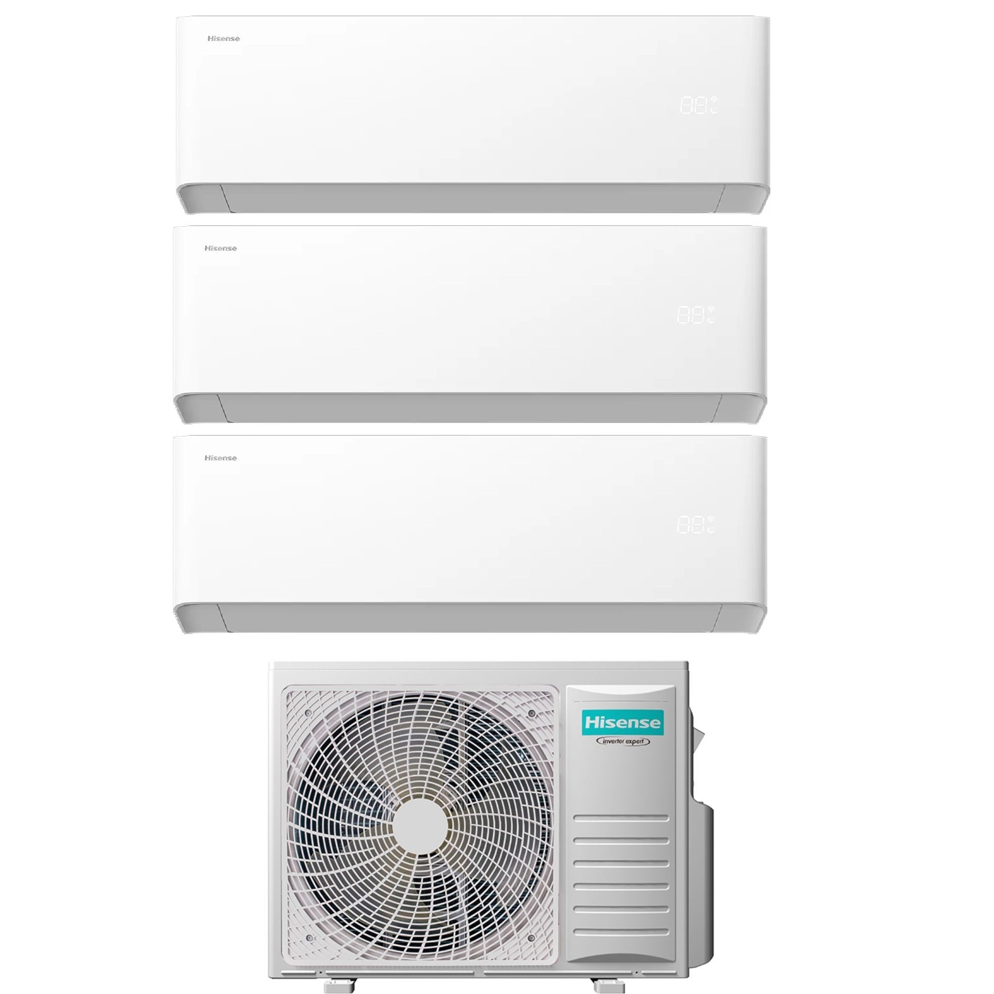 Climatizzatore Hisense UNI HB Trial Split 9000+9000+12000 btu Wi-Fi 3AMW62U4RJC