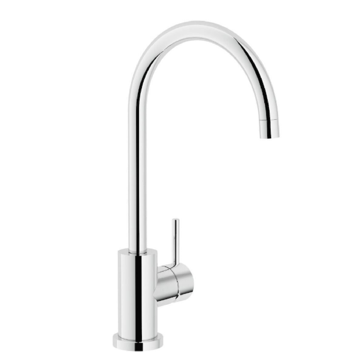 Miscelatore Monocomando Nobili Live LV00133CR per lavello canna alta cromo